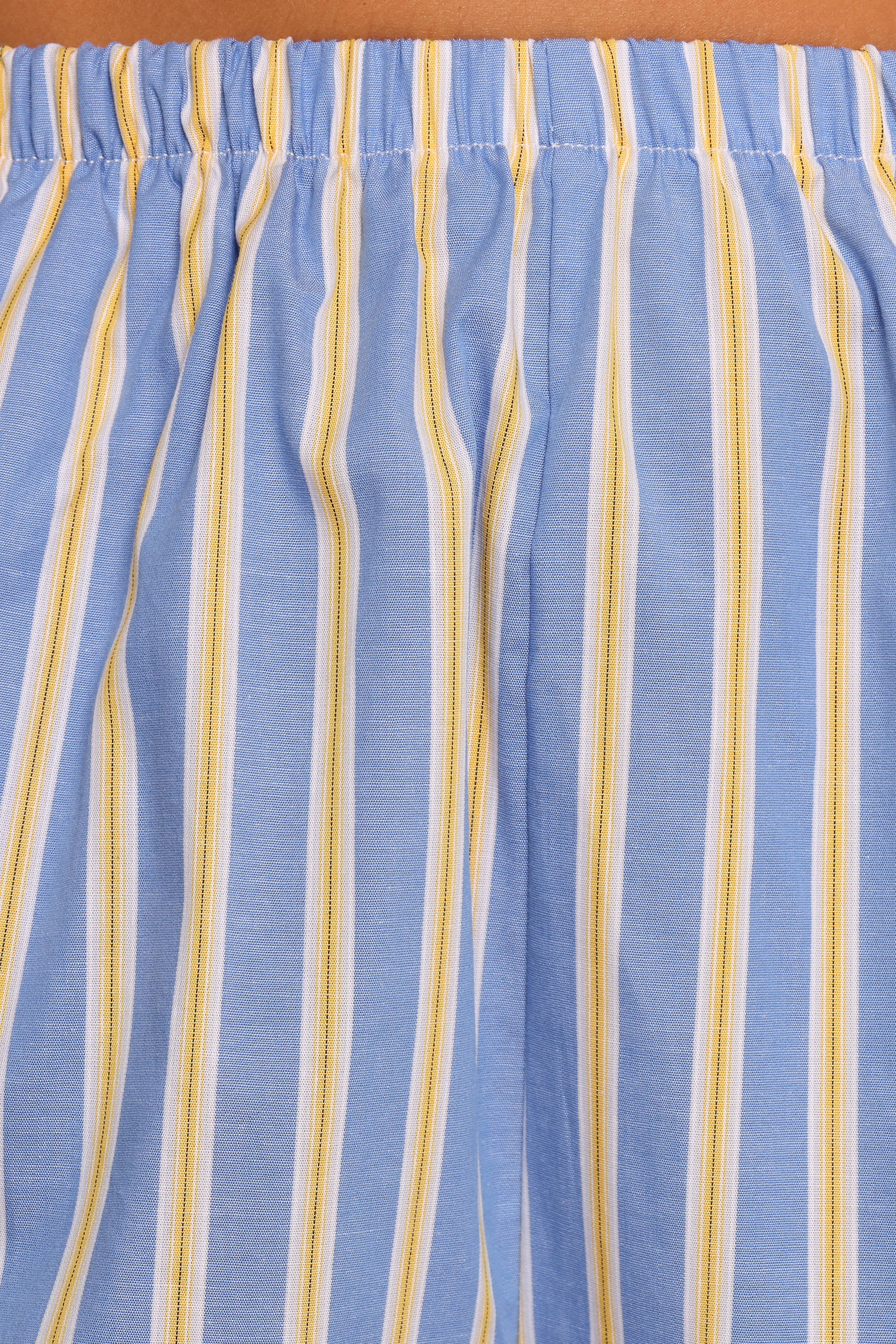 La Dolce Vita Short Set - White Blue - Image 8