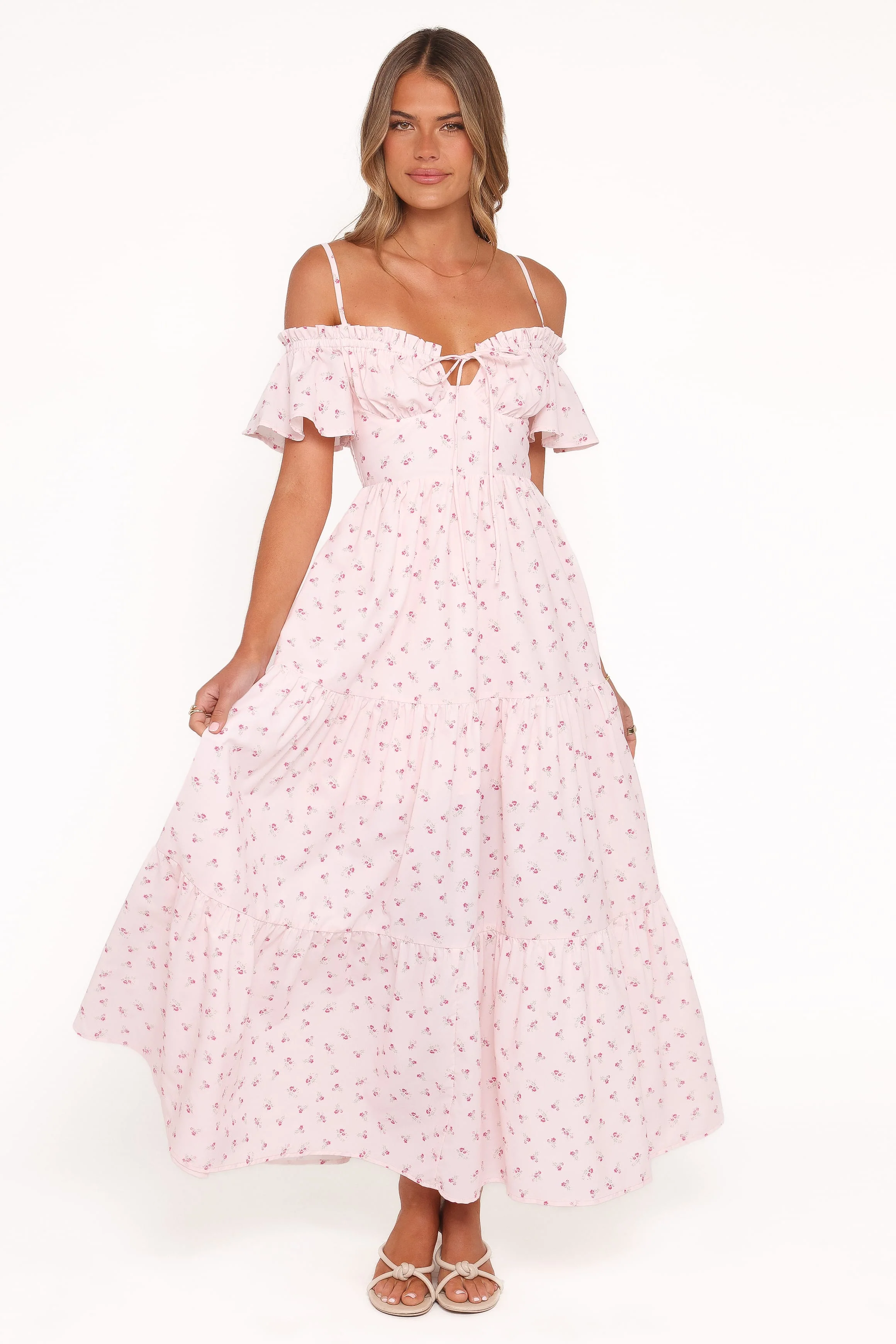Lachay Maxi Dress - Pink Floral - Image 2