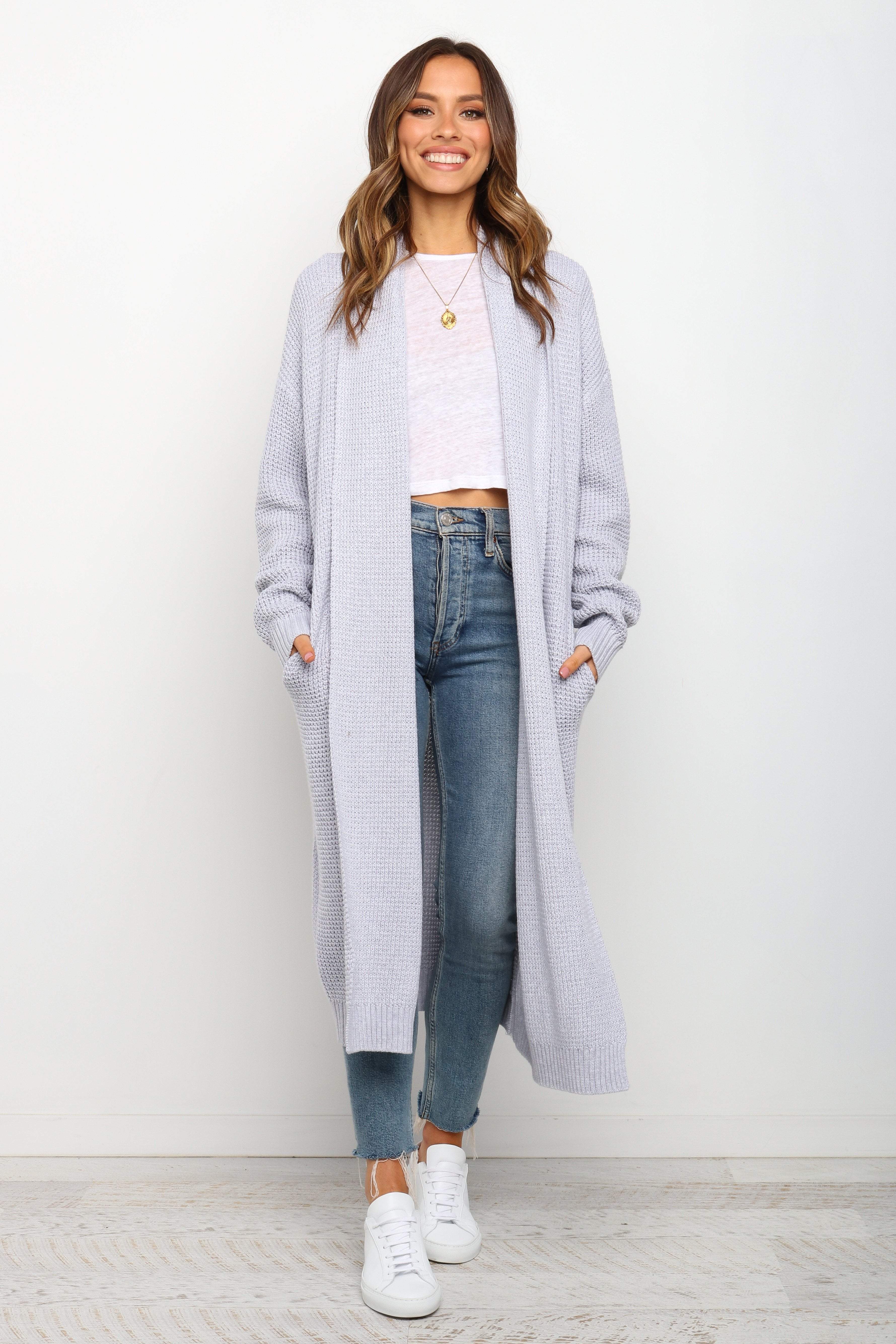 Lagos Cardigan - Grey - Image 6