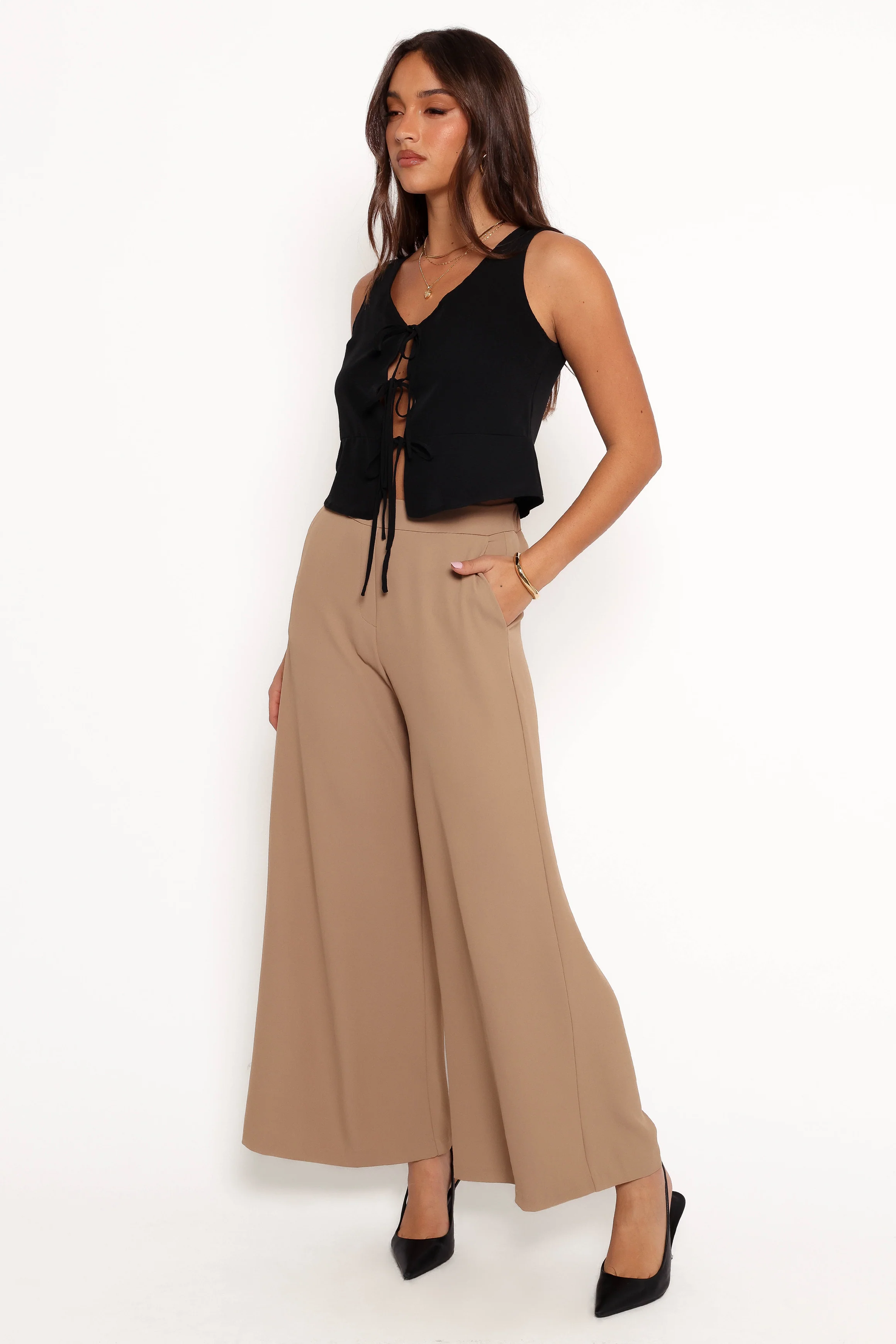 Laila Pant - Taupe - Image 3