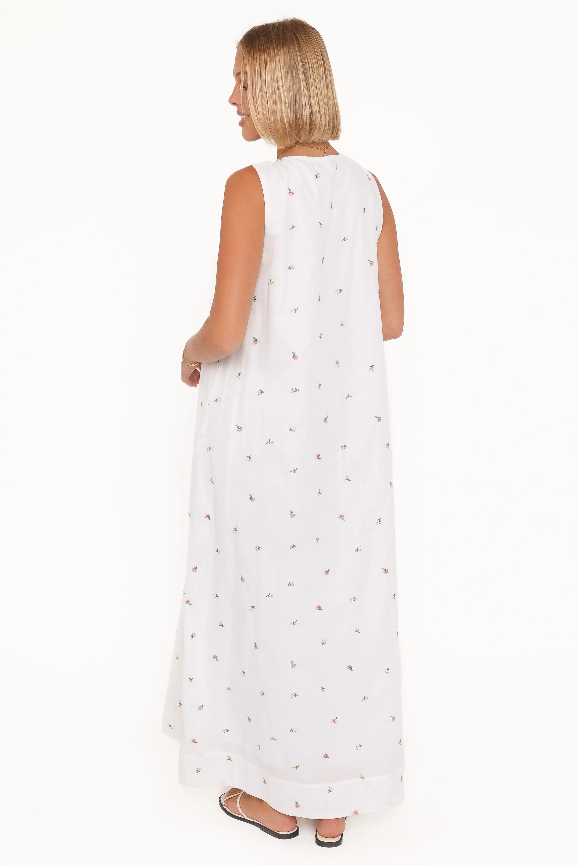 Laurita Maxi Dress - White Floral - Image 5