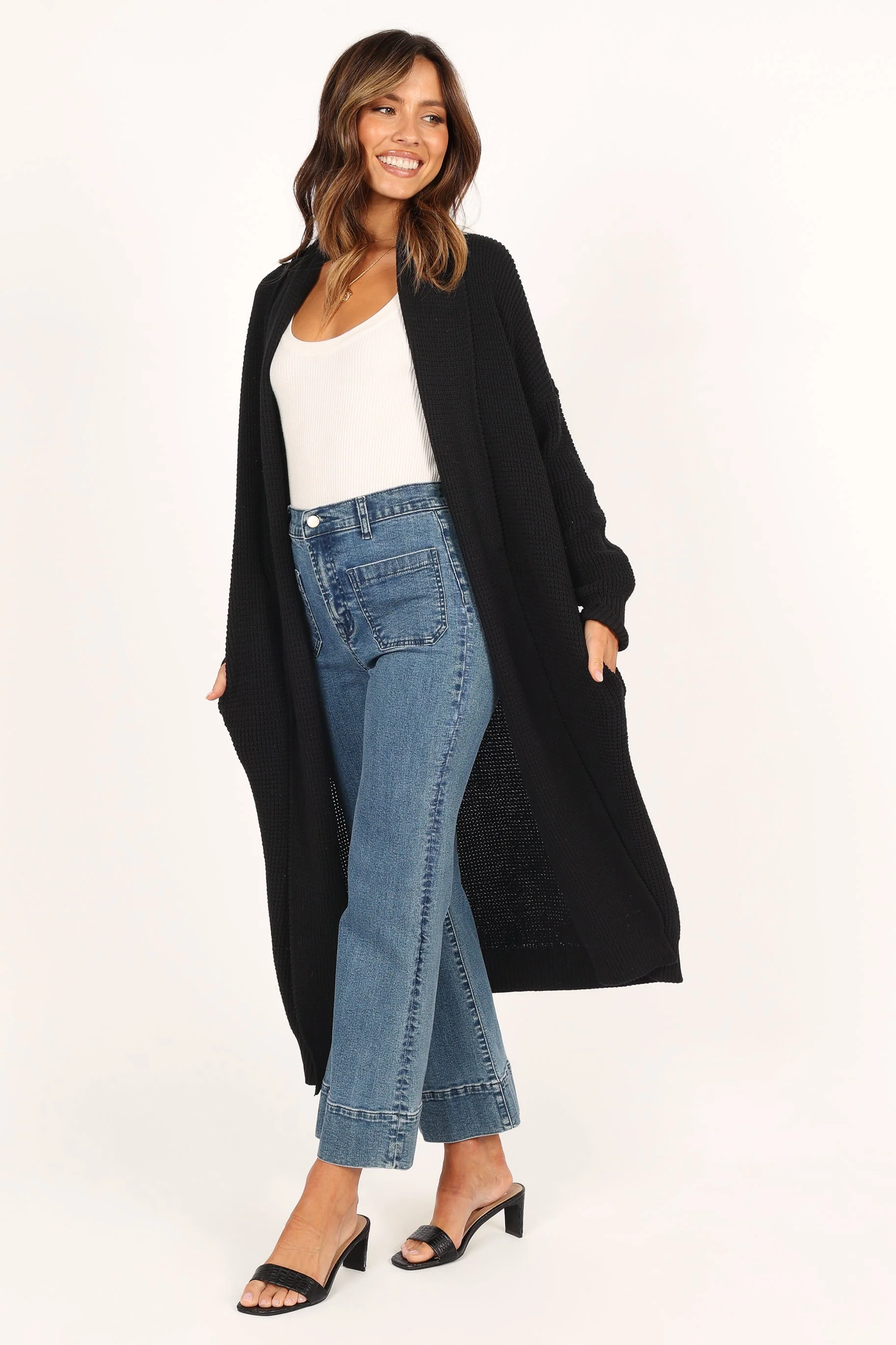 Leah Cardigan - Black - Image 4