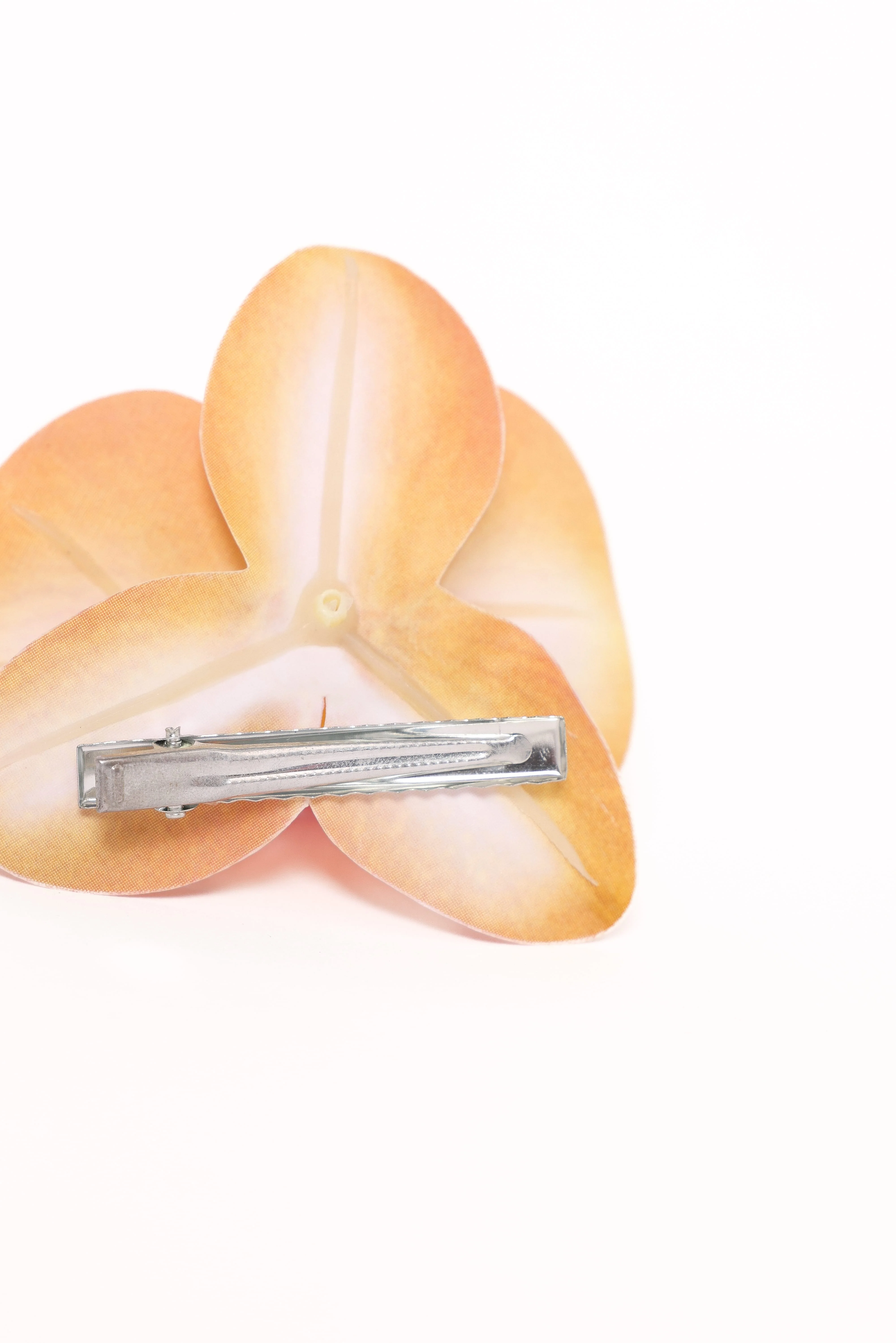 Leila Orchid Hair Clip - Orange - Image 4