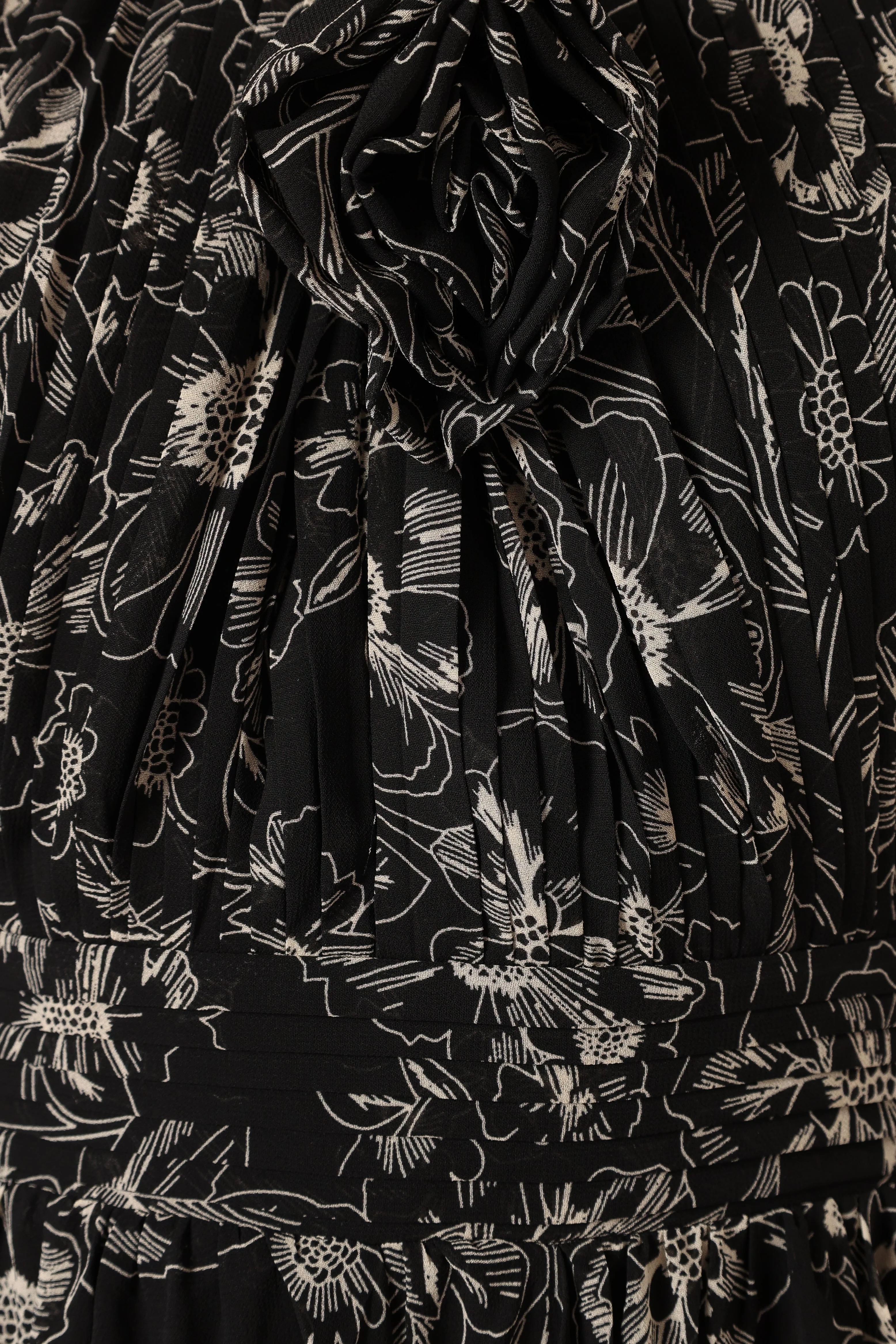 Lennon Halterneck Maxi Dress - Black Floral - Image 12