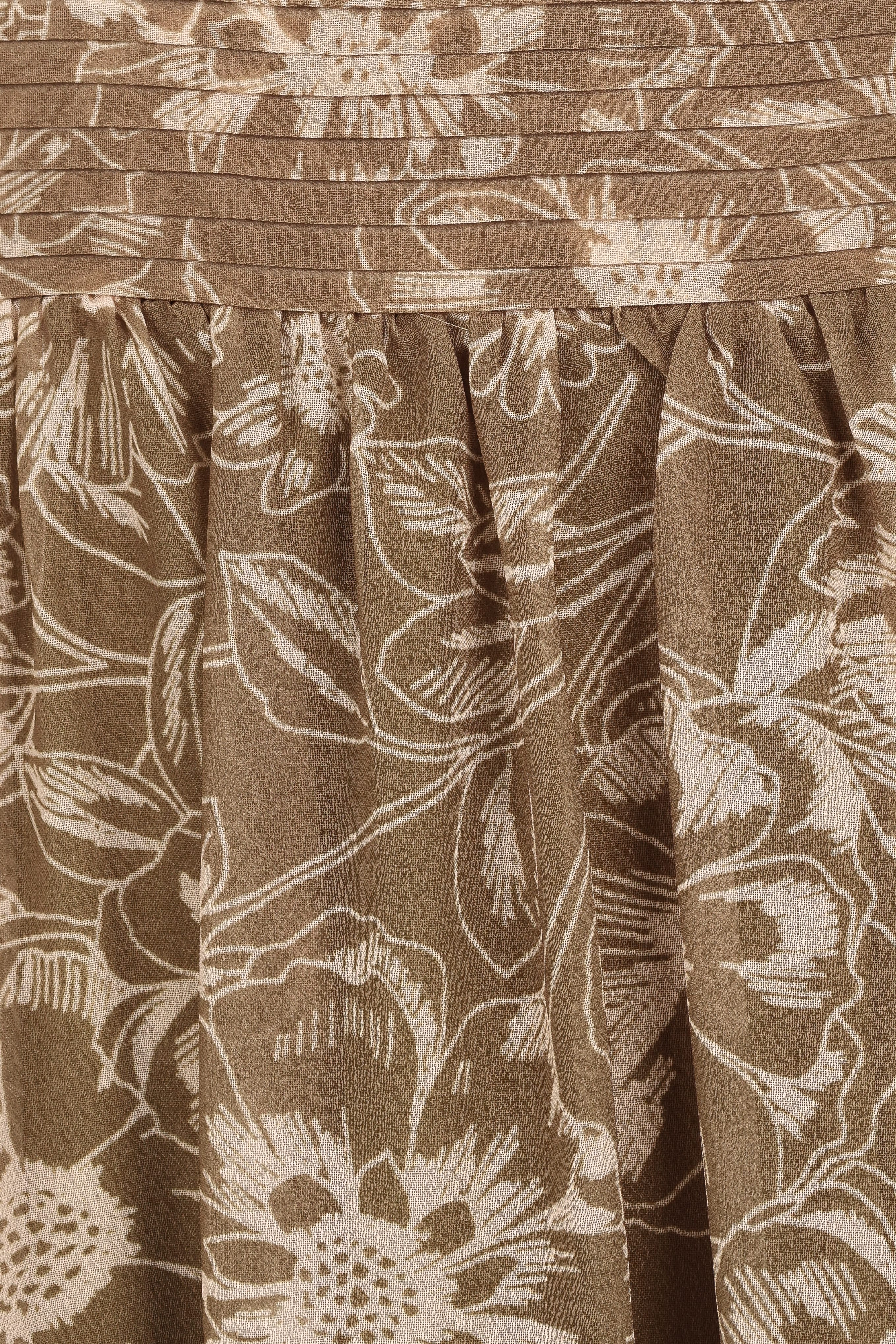 Lennon Halterneck Maxi Dress - Olive Floral - Image 9