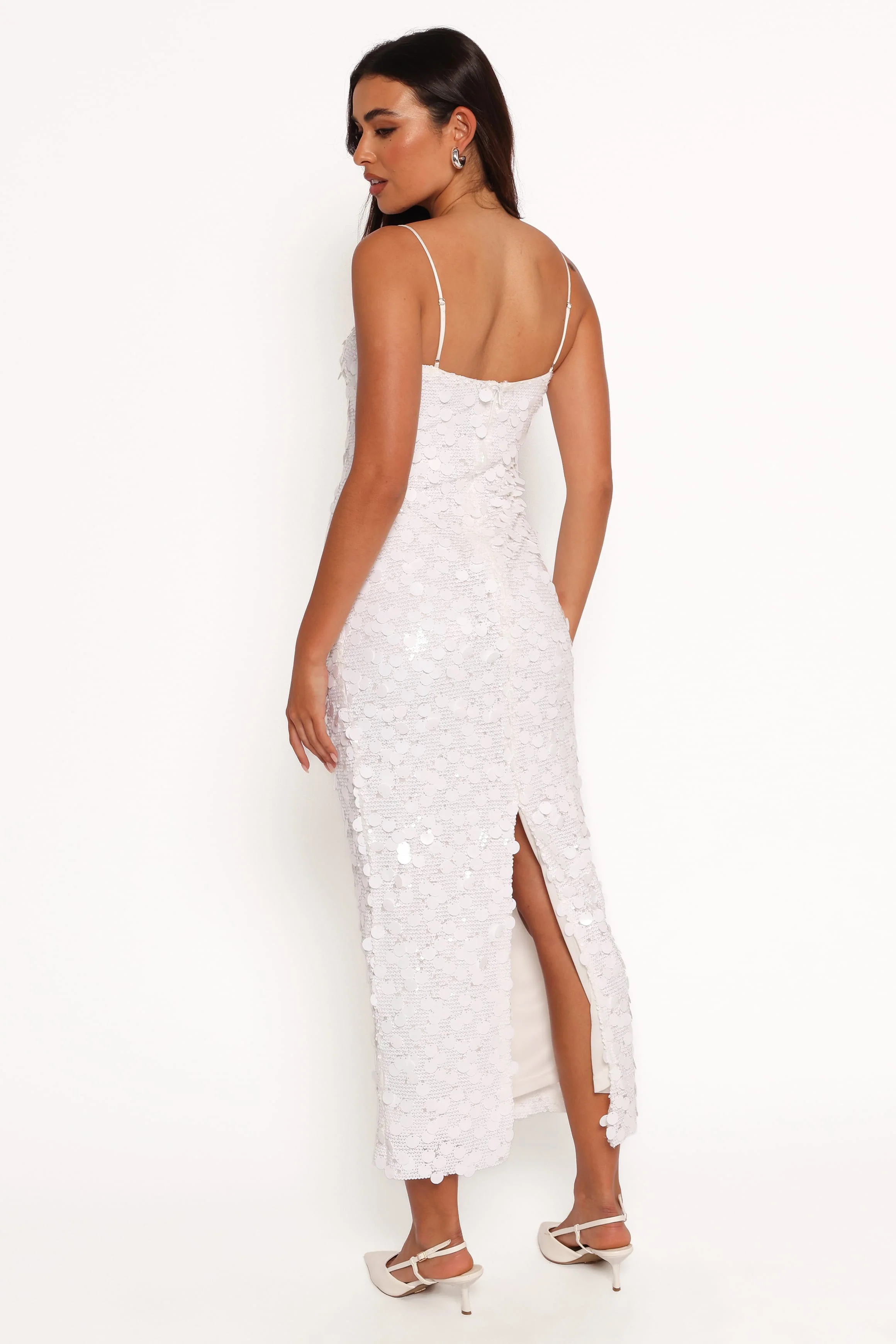 Letta Midi Dress - White - Image 4