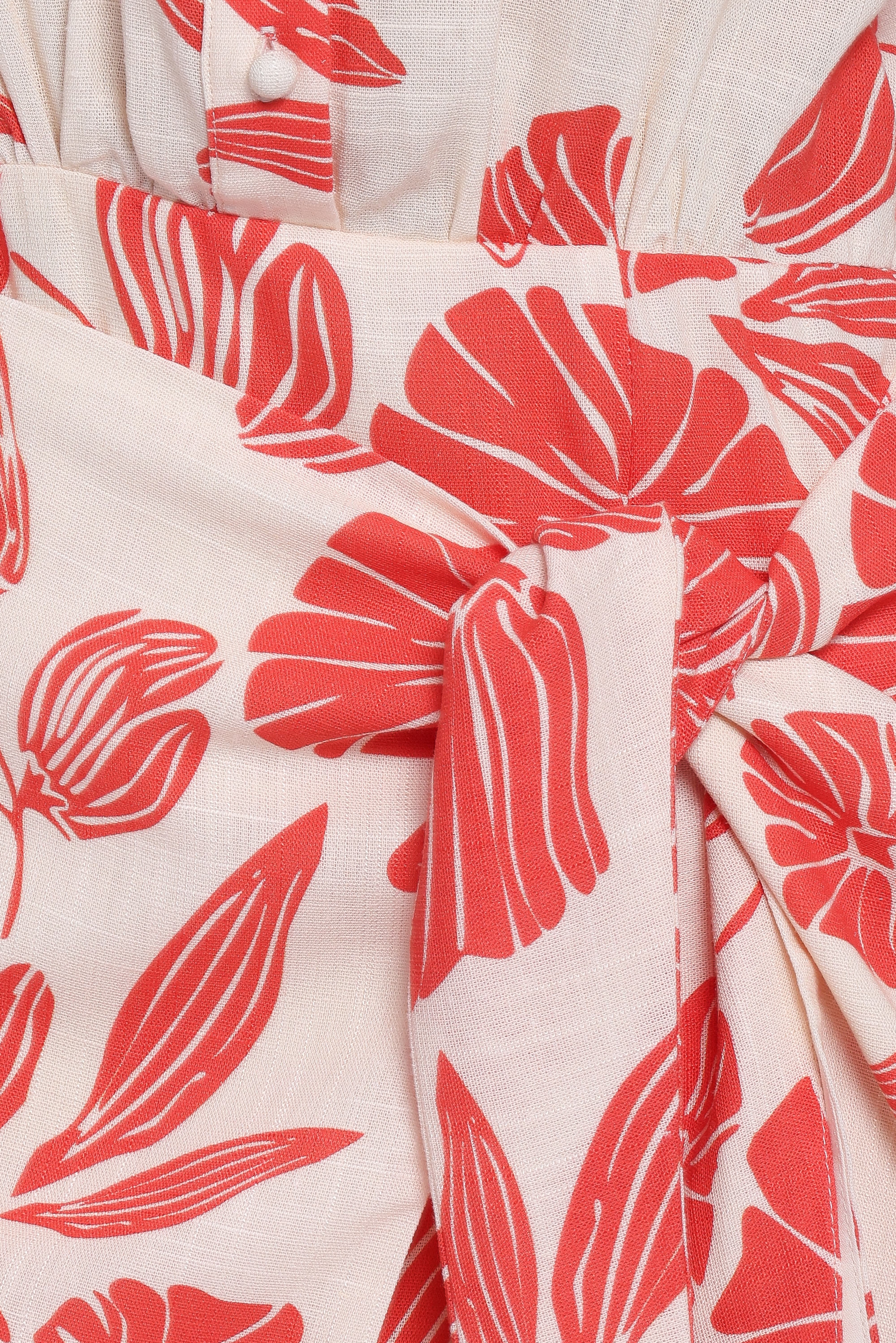 Leyton Mini Dress - Red Floral - Image 7