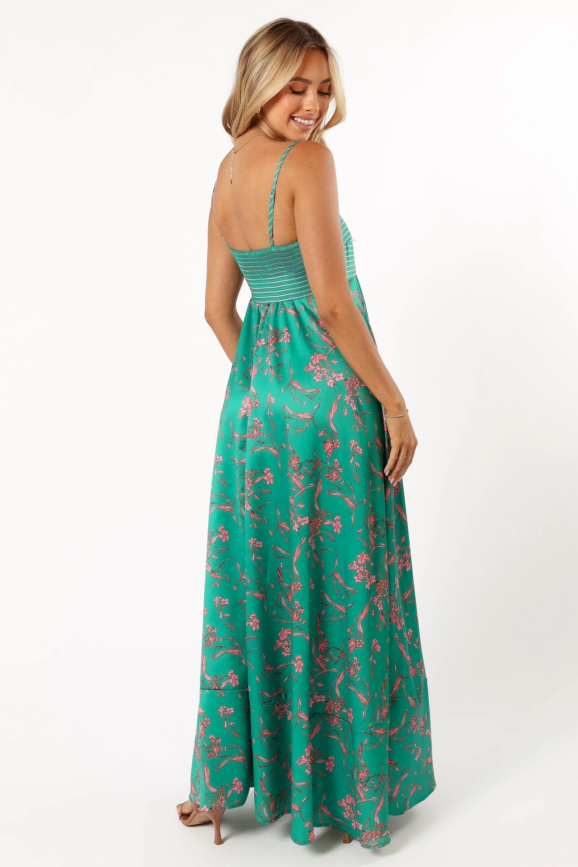 Lilie Maxi Dress - Green - Image 3