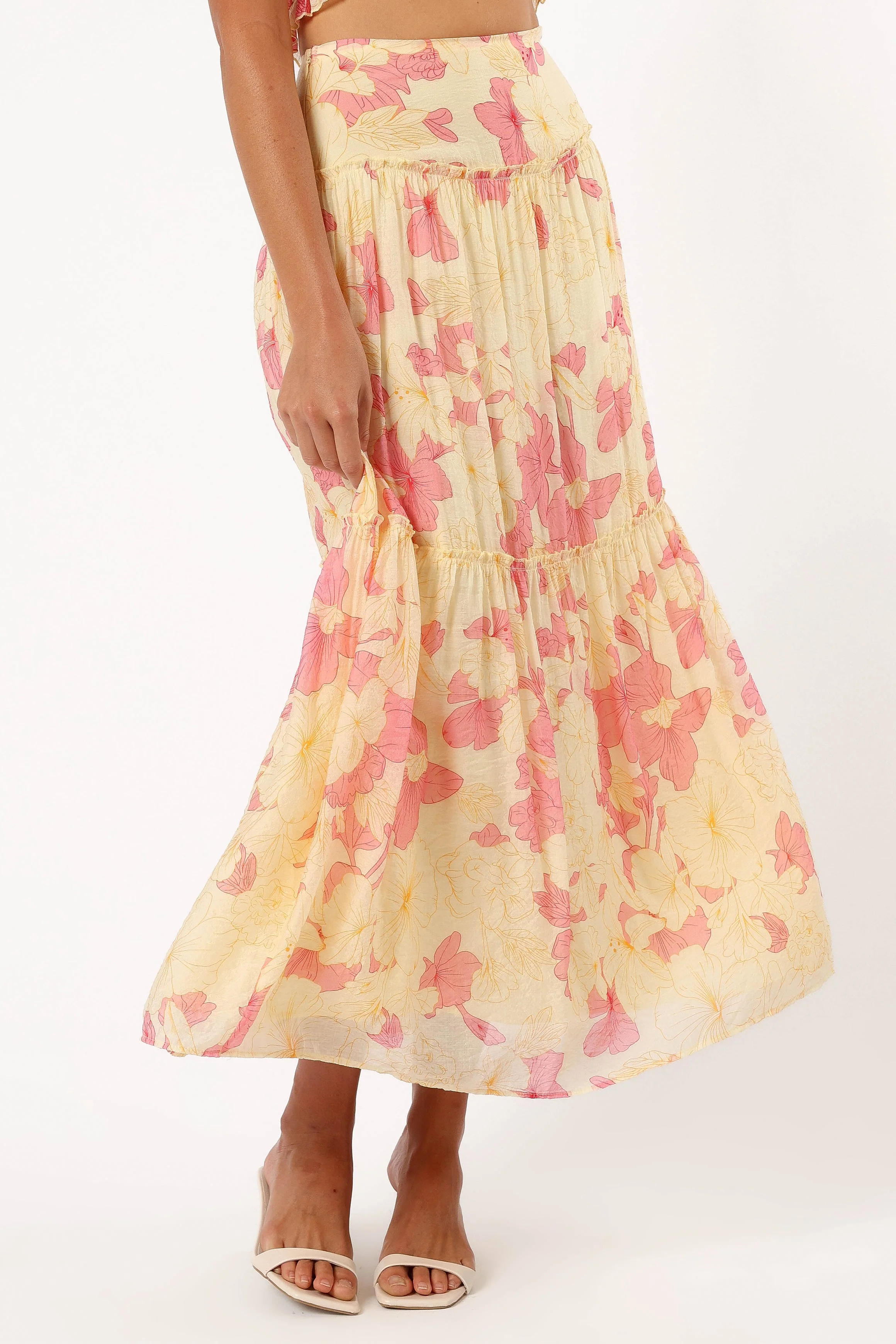 Lily Two Piece Set - Yellow Pink - Image 9