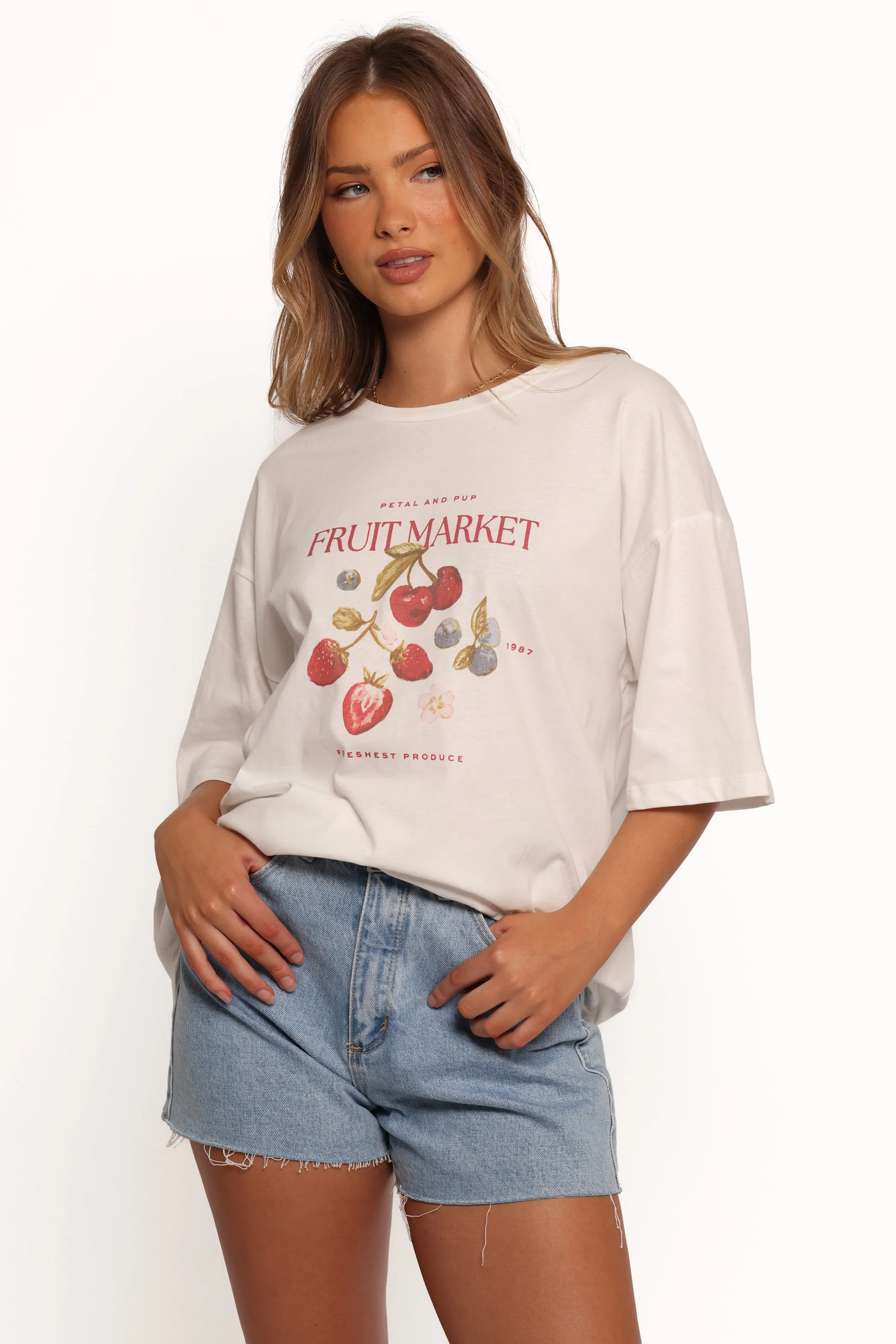 Loa Graphic Tee - White - Image 3