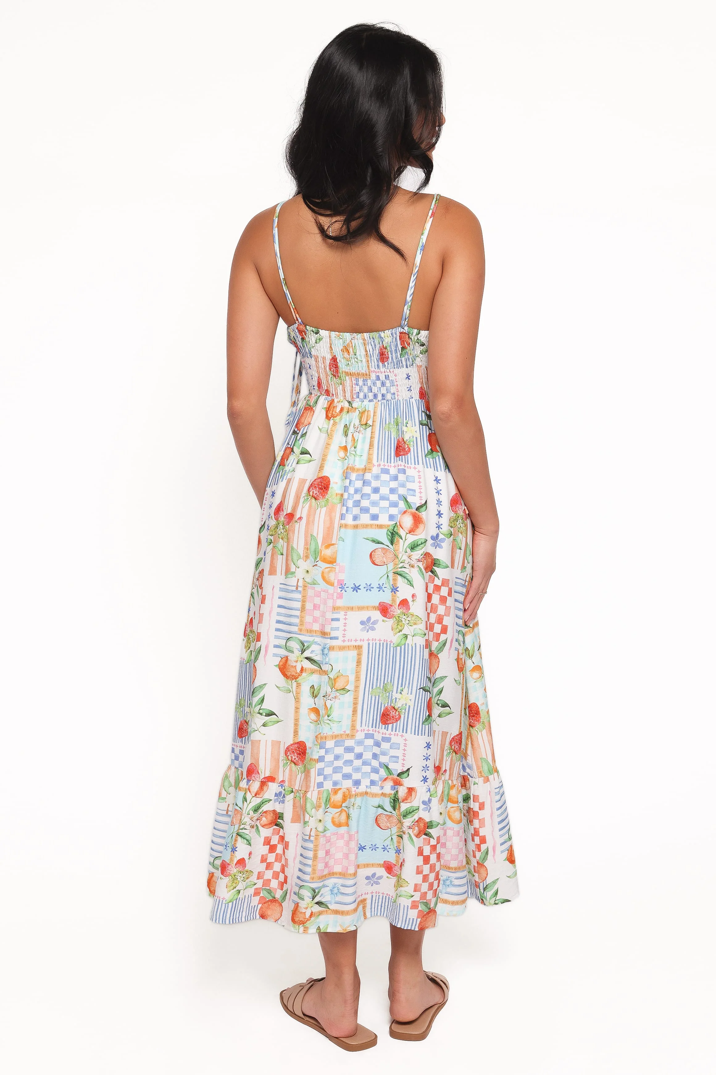 Loreen Midi Dress - Fruit Print - Image 4