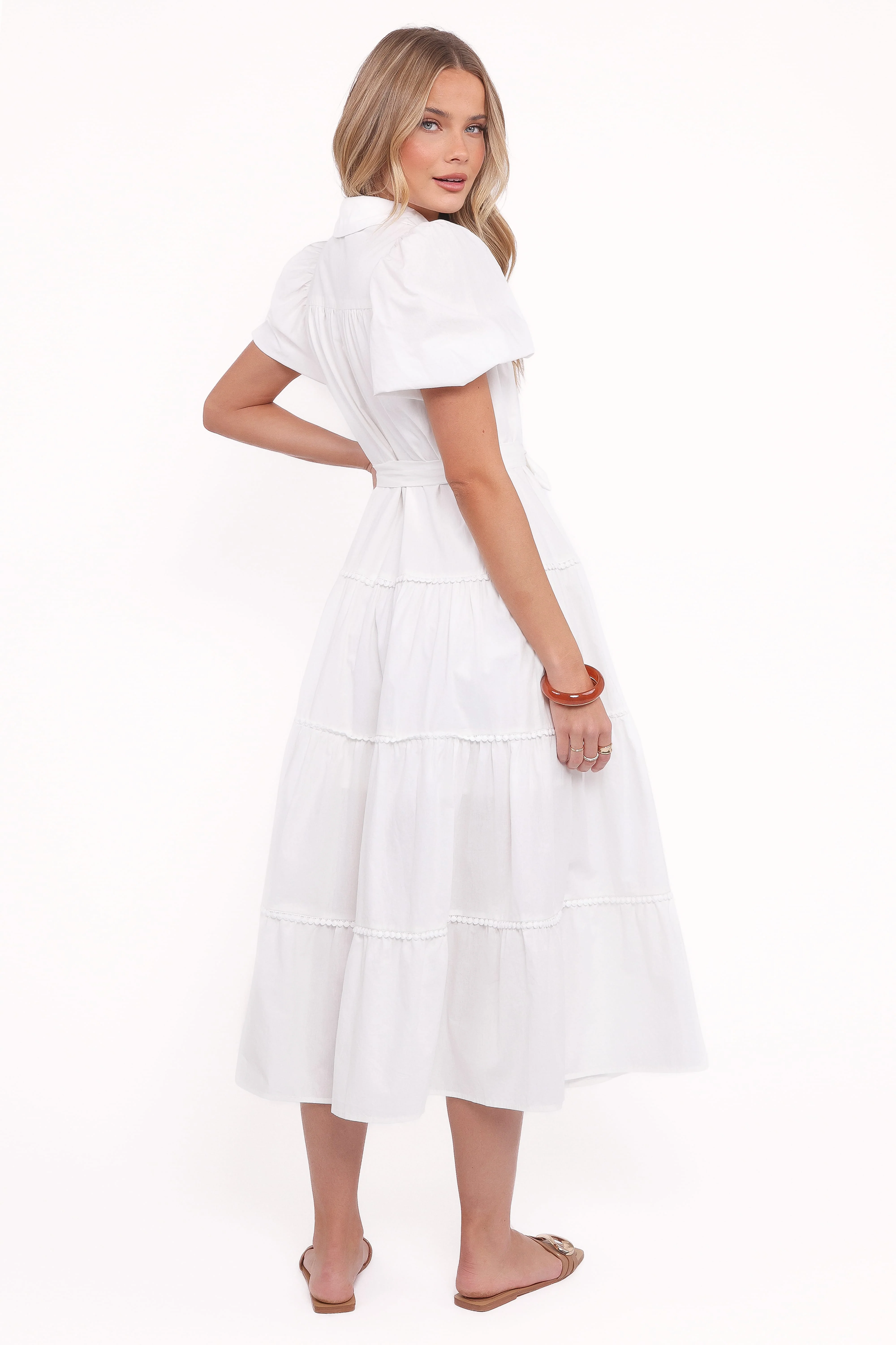 Louella Maxi Dress - White - Image 4