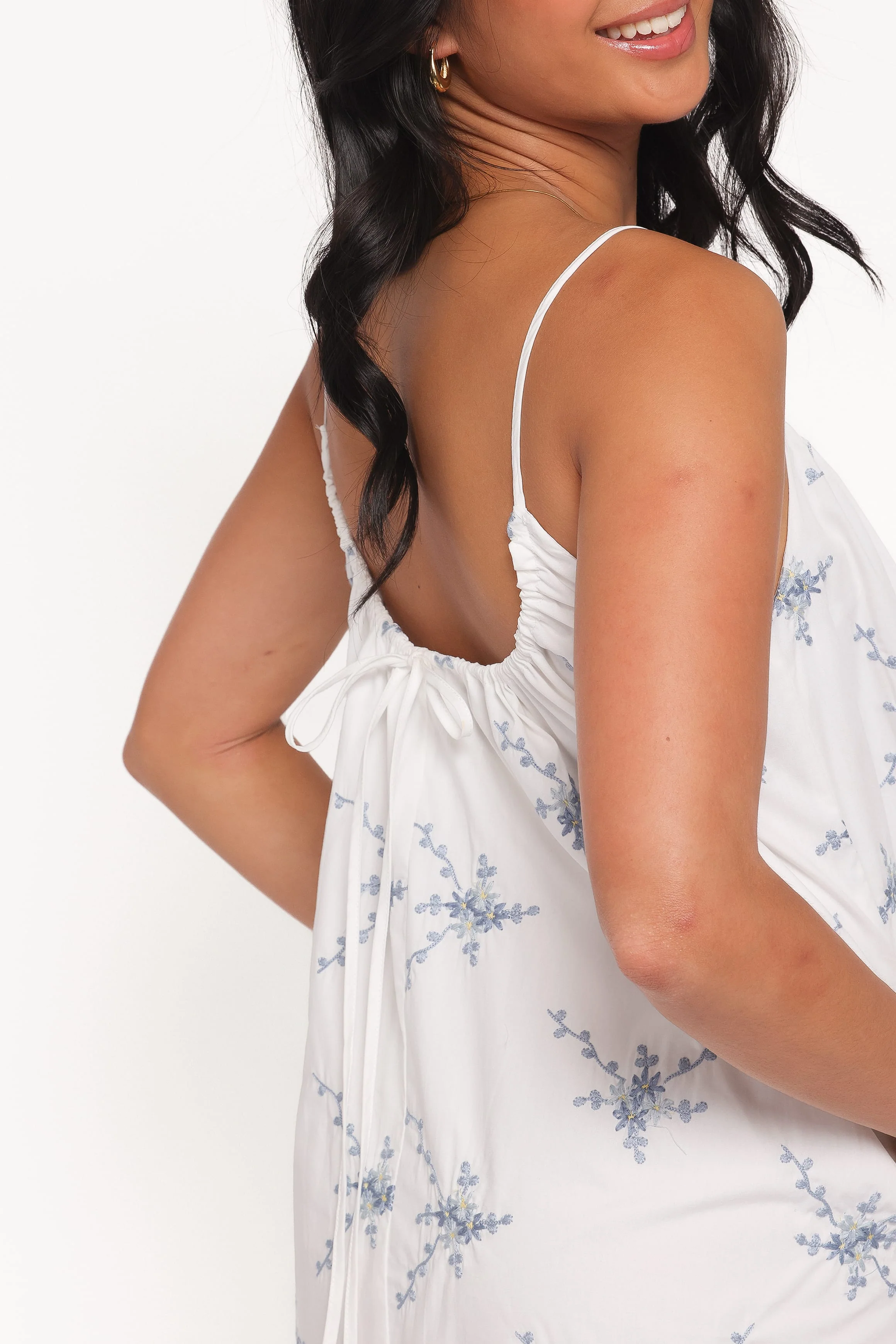 Lumina Maxi Dress - Blue Floral - Image 5