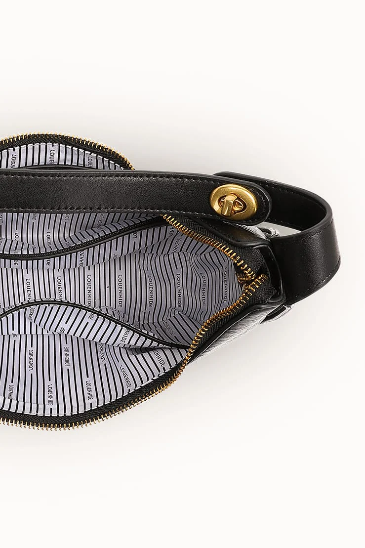 Luna Shoulder Bag - Black - Image 6