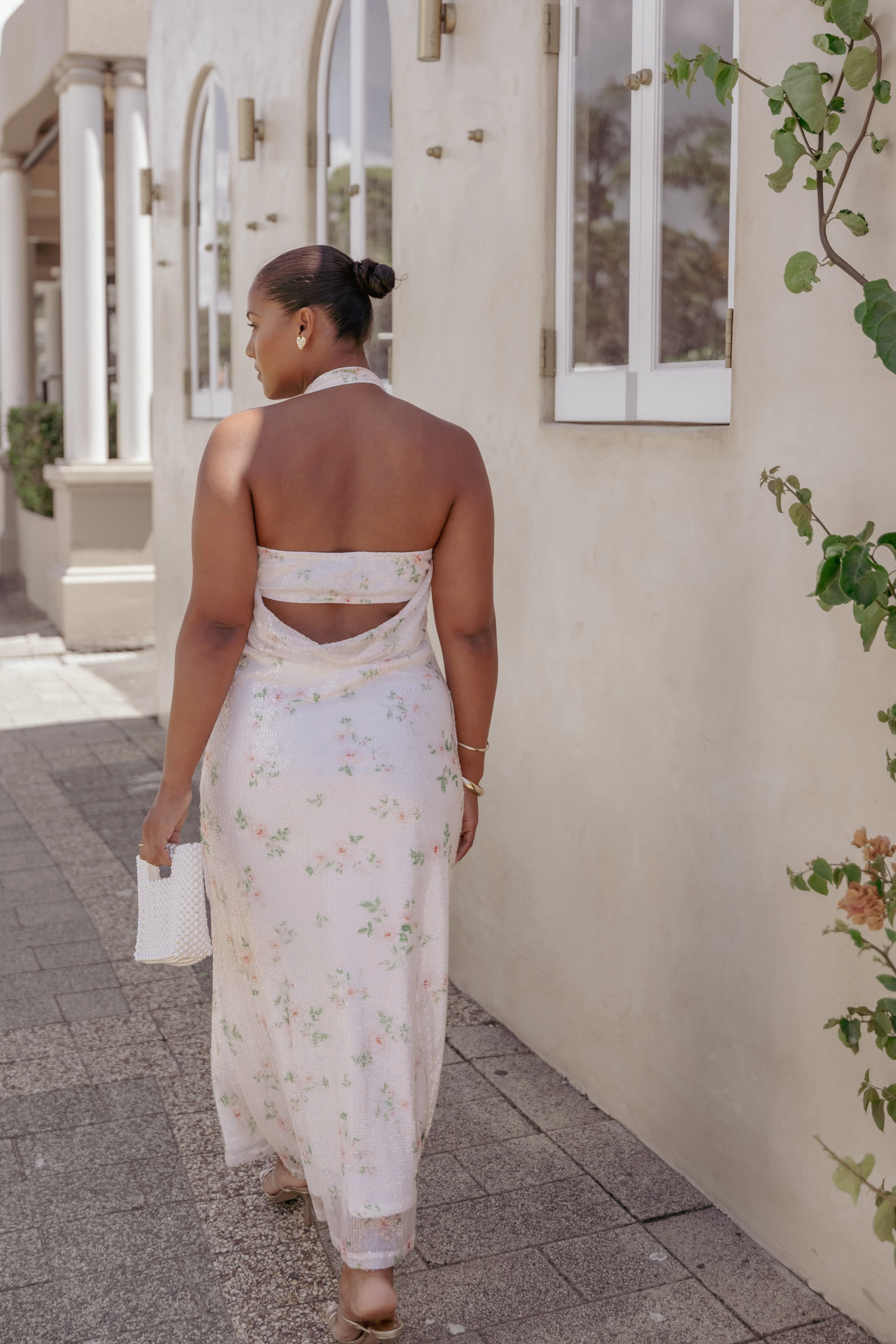 Lunara Maxi Dress - Sequin Floral - Image 7