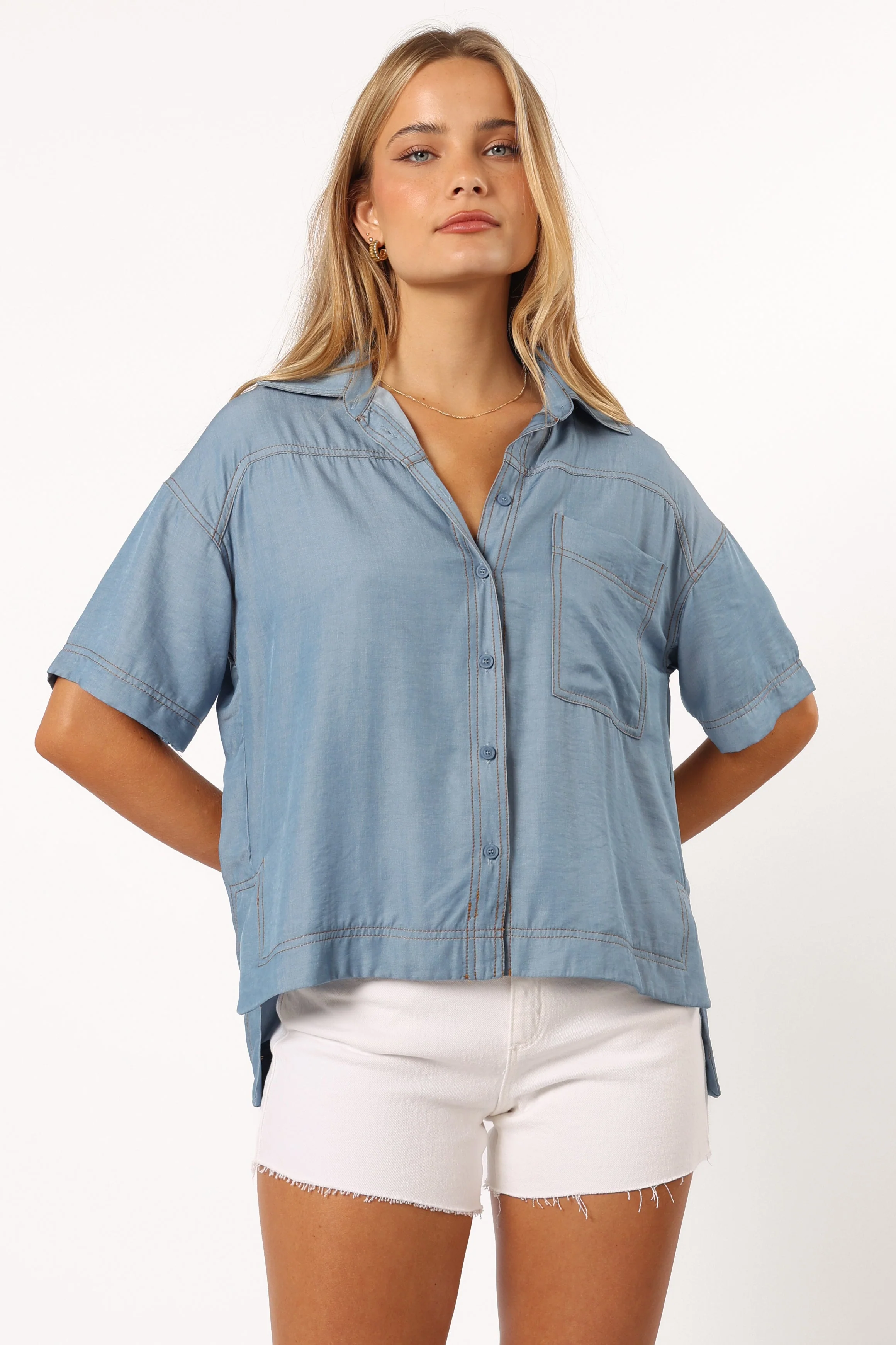 Lyna Top - Blue - Image 3