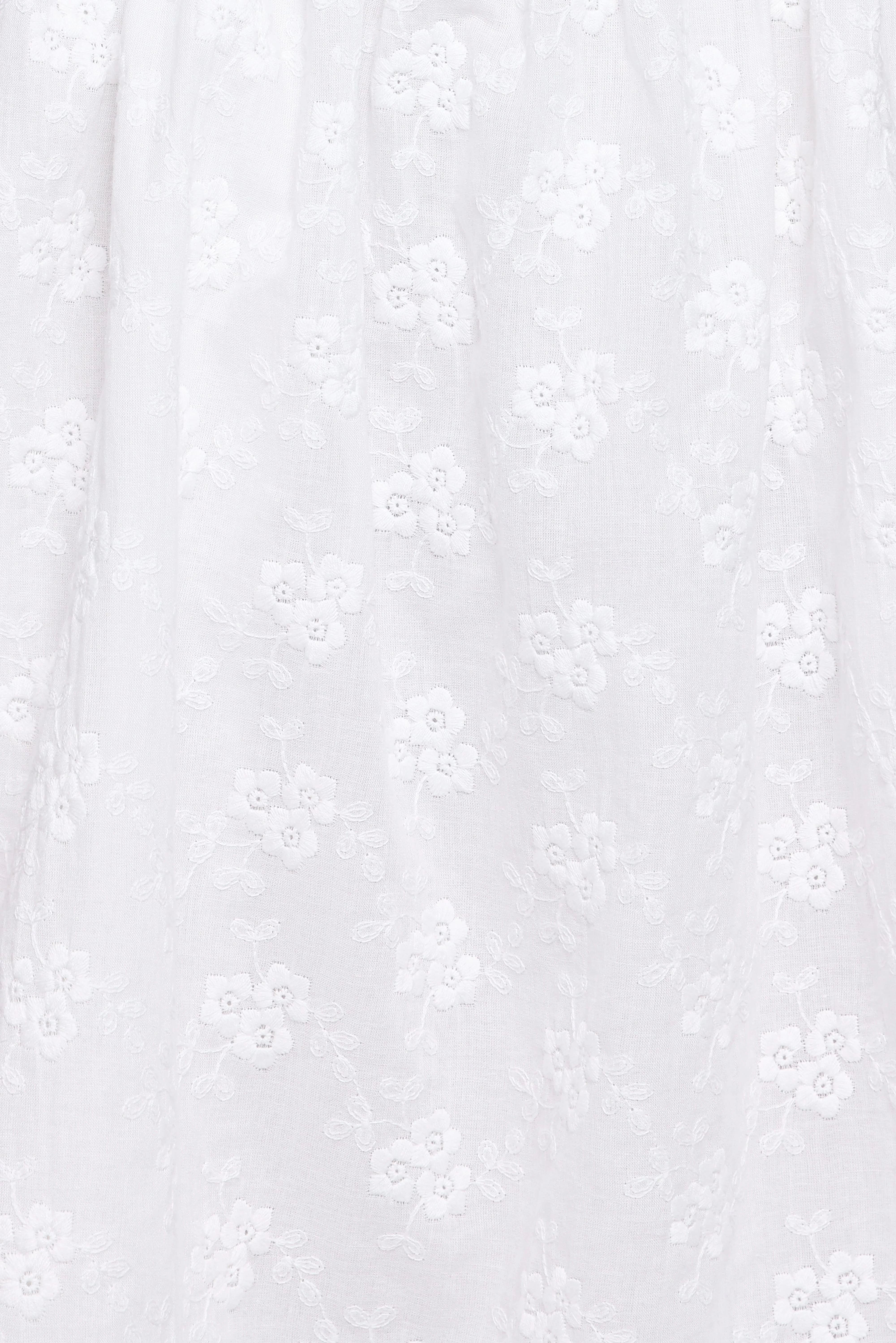 Lynne Mini Dress - White Broderie - Image 7
