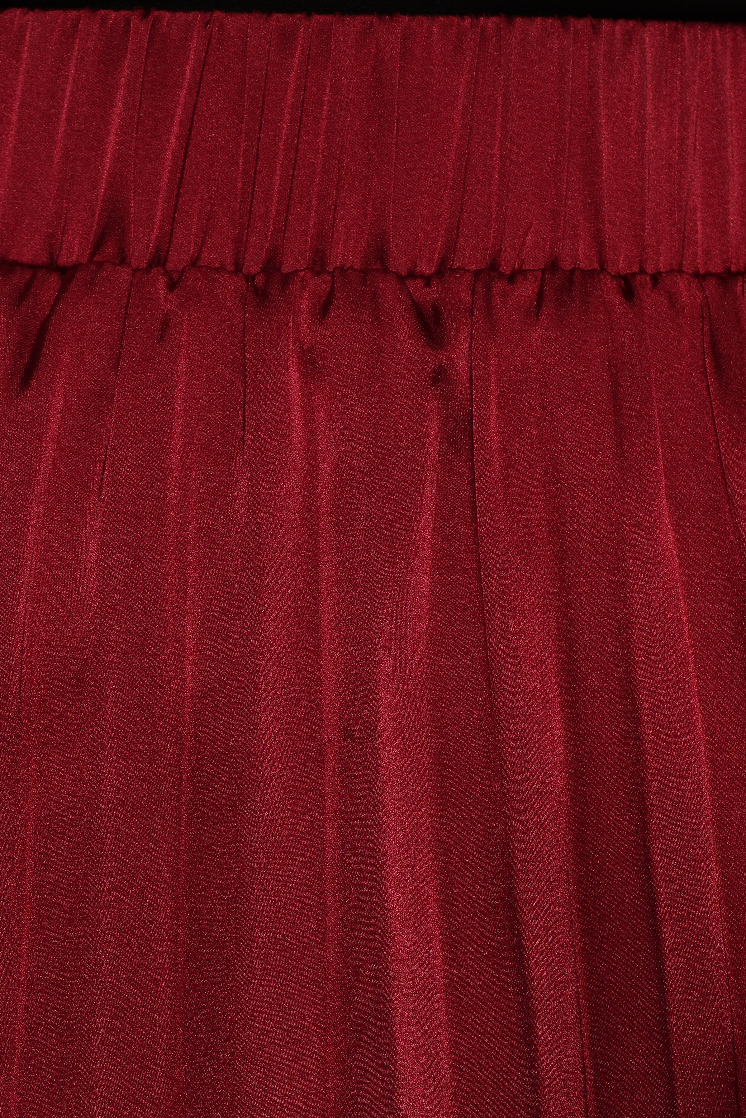 Lysandra Maxi Skirt - Burgundy - Image 9