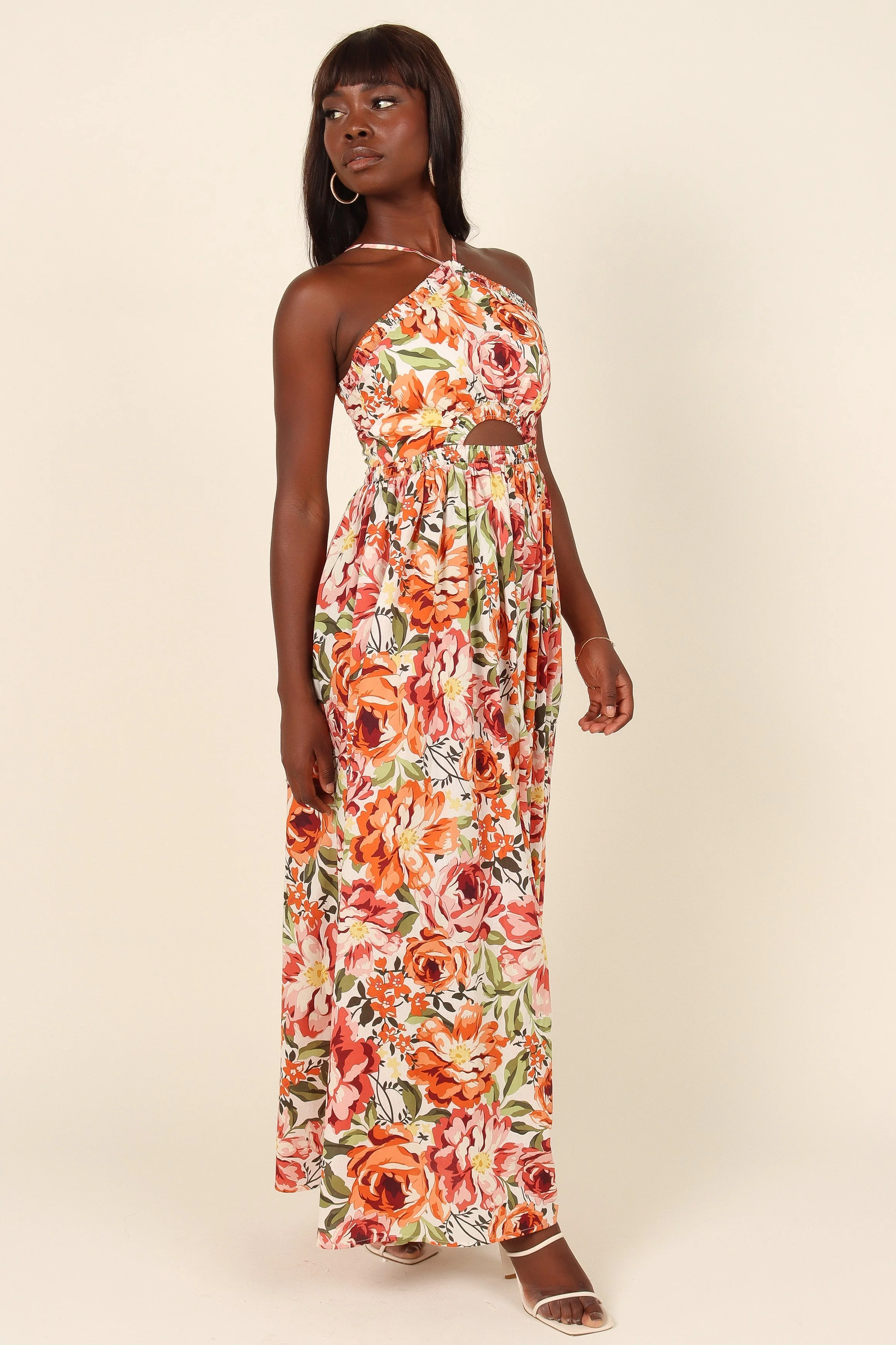 Madeira Dress - Orange Floral - Image 5