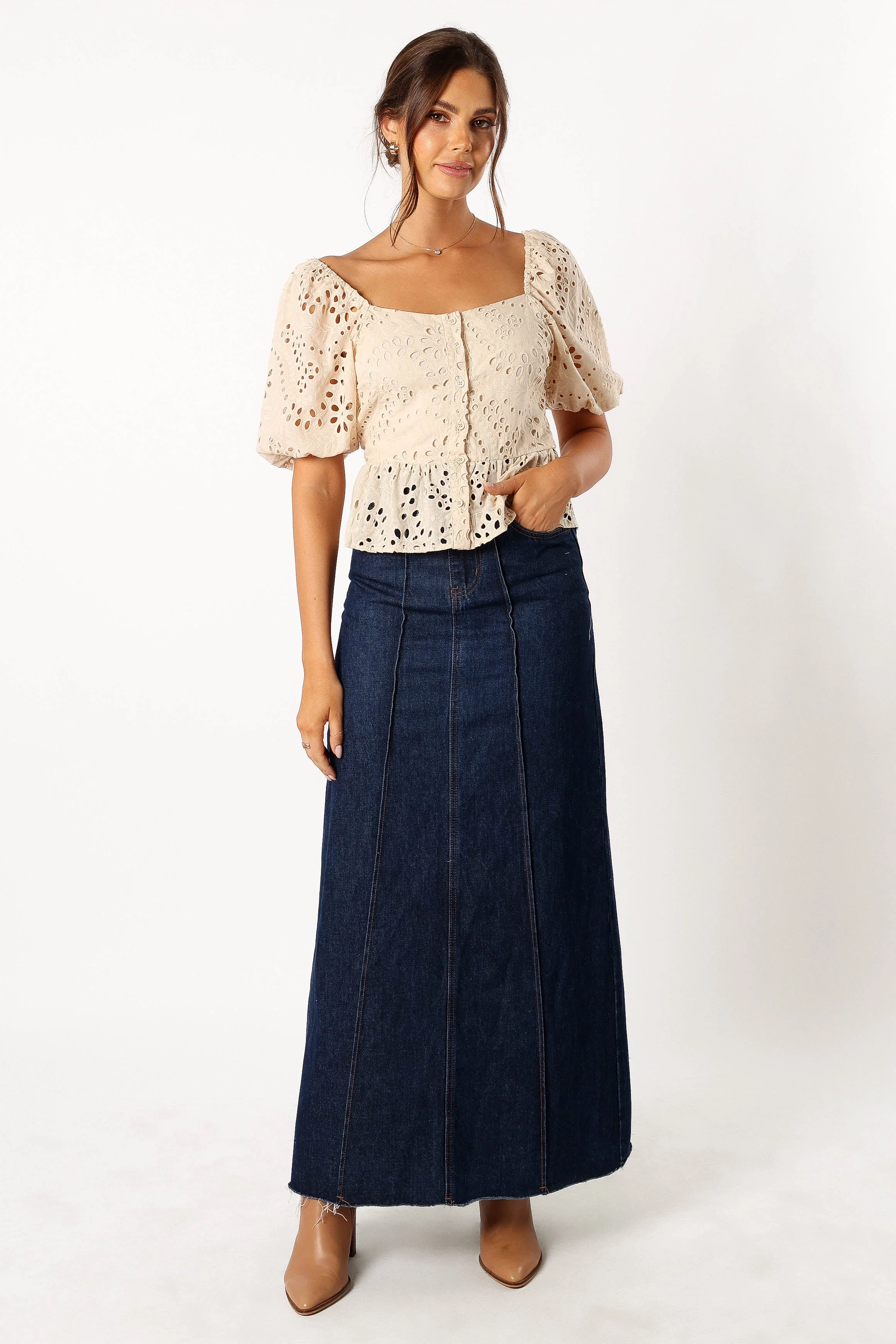 Madie Top - Beige - Image 6