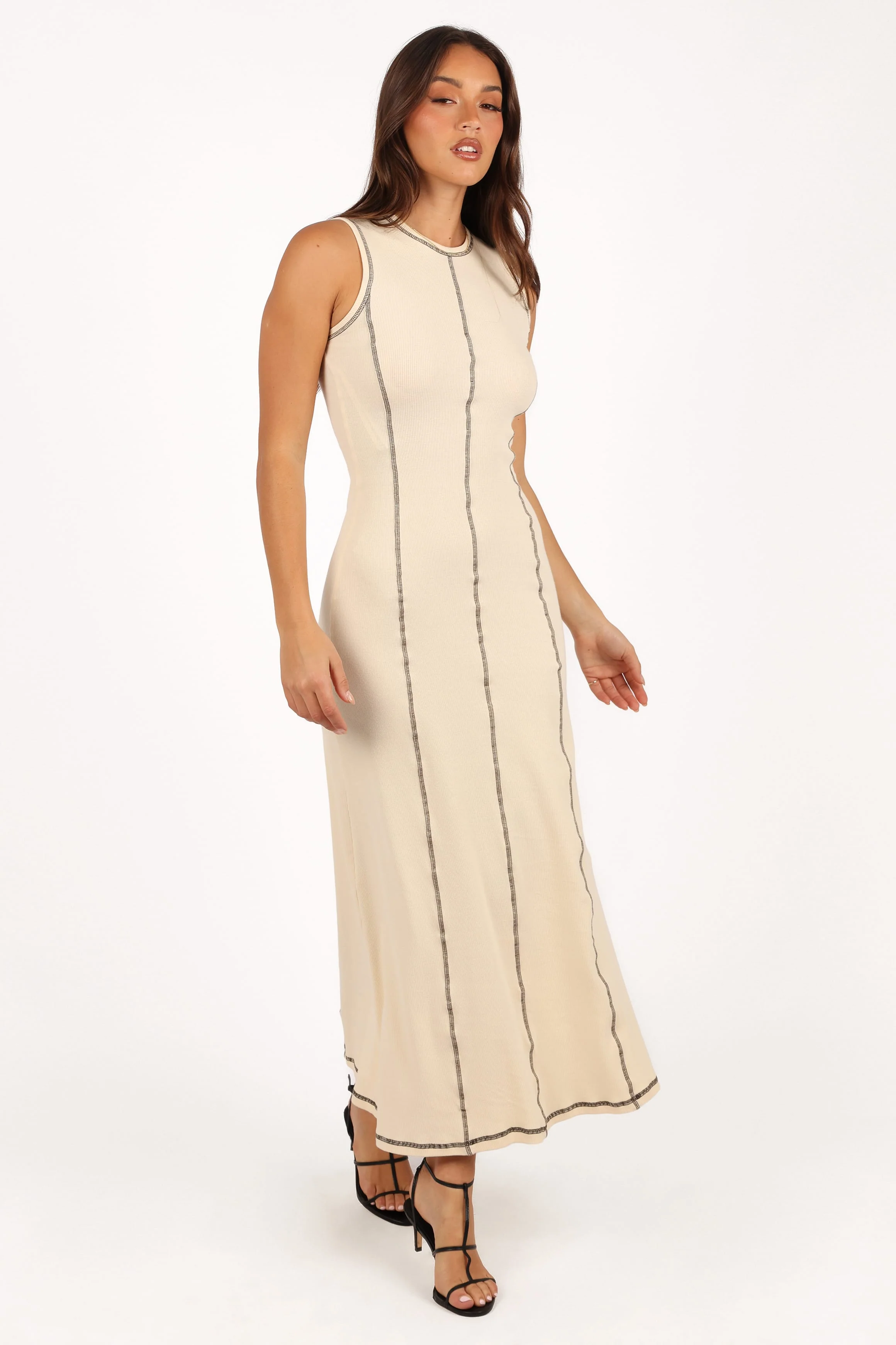 Mae Midi Dress - Cream - Image 5