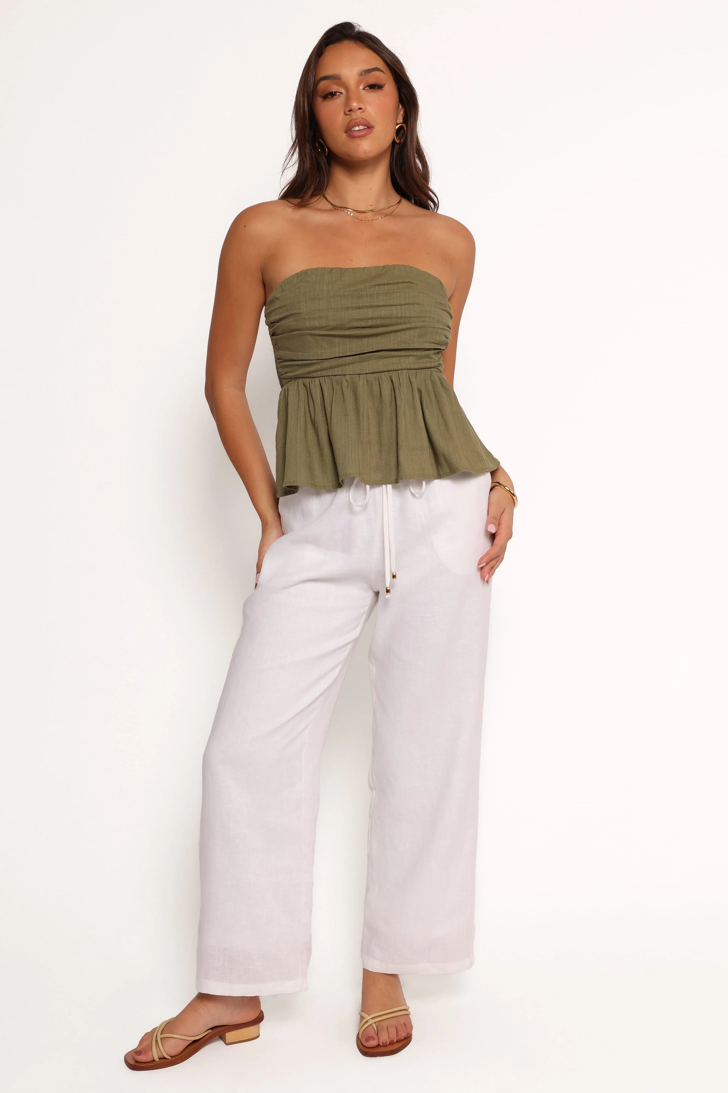 Maia Top - Olive - Image 6