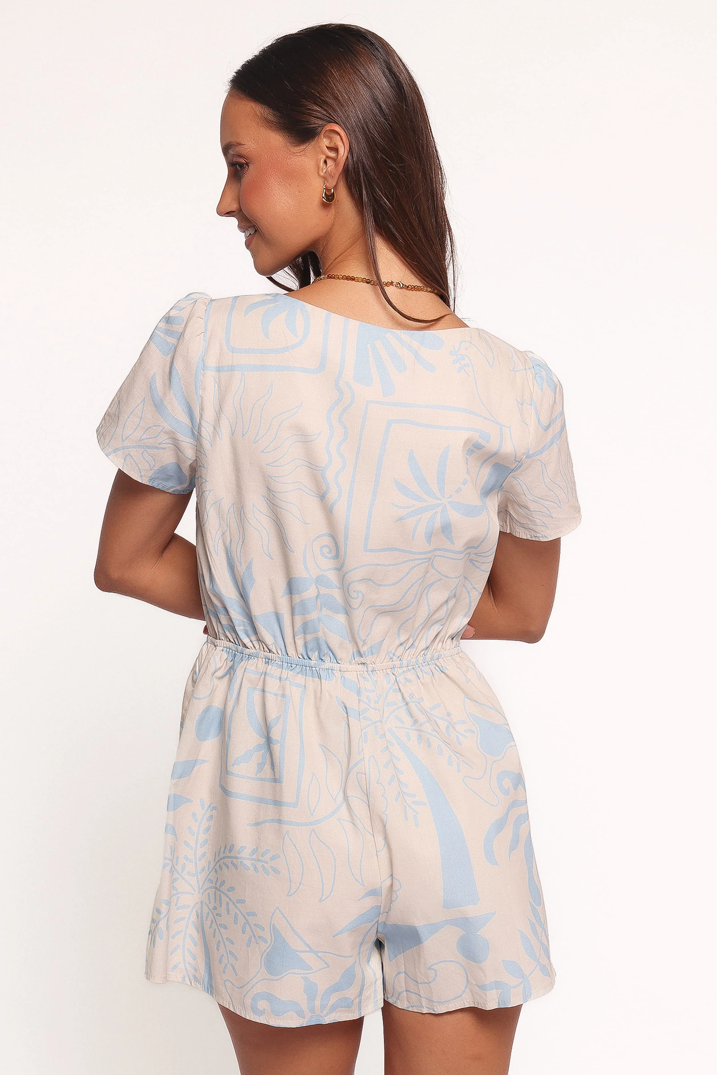 Maiah Playsuit - Blue Soleil - Image 4
