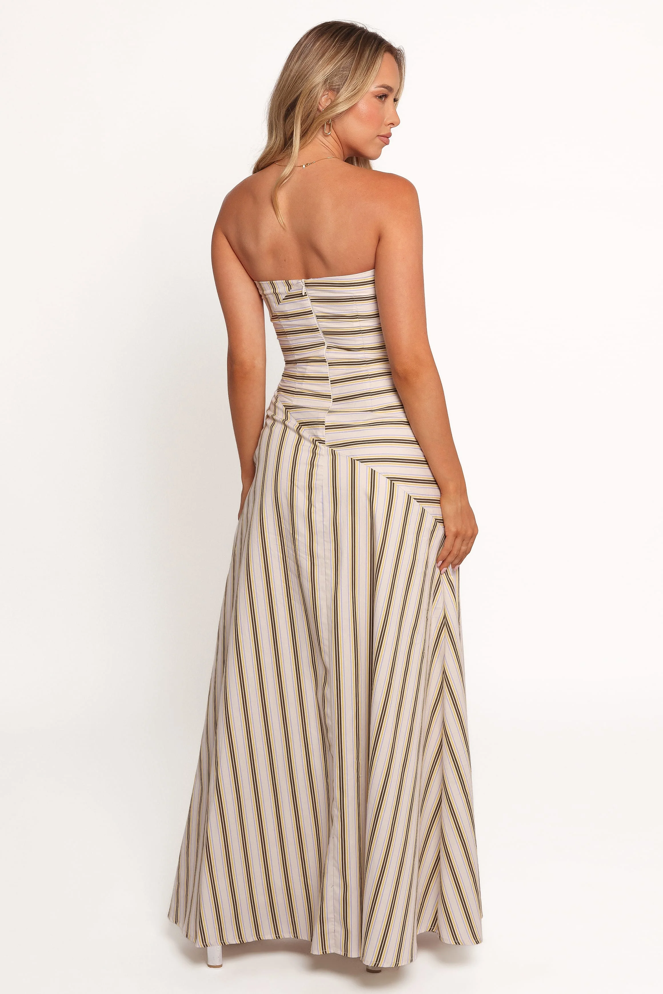 Maliah Maxi Dress - Vory Stripe - Image 5