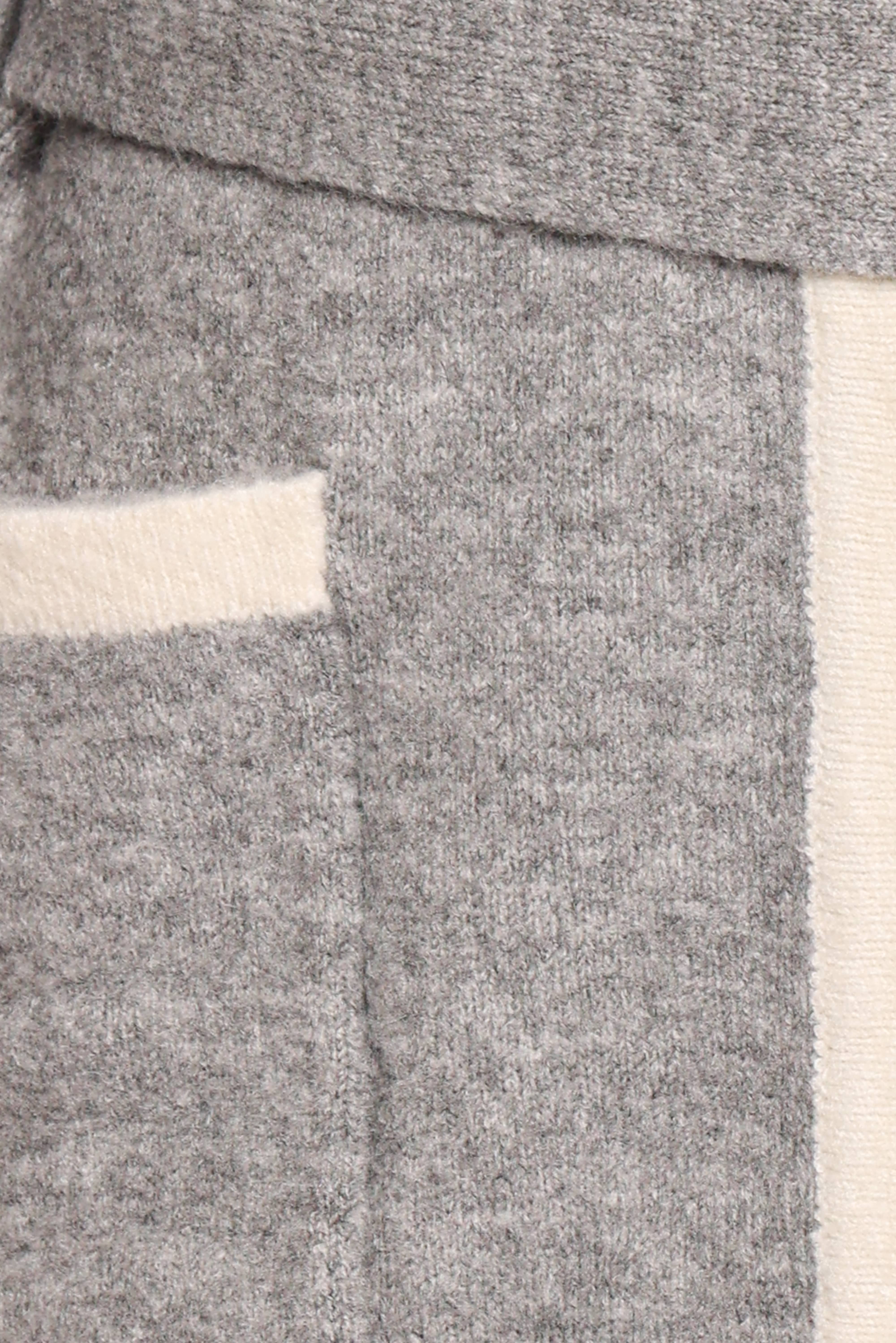 Maloney Tie Front Coatigan - Grey - Image 7