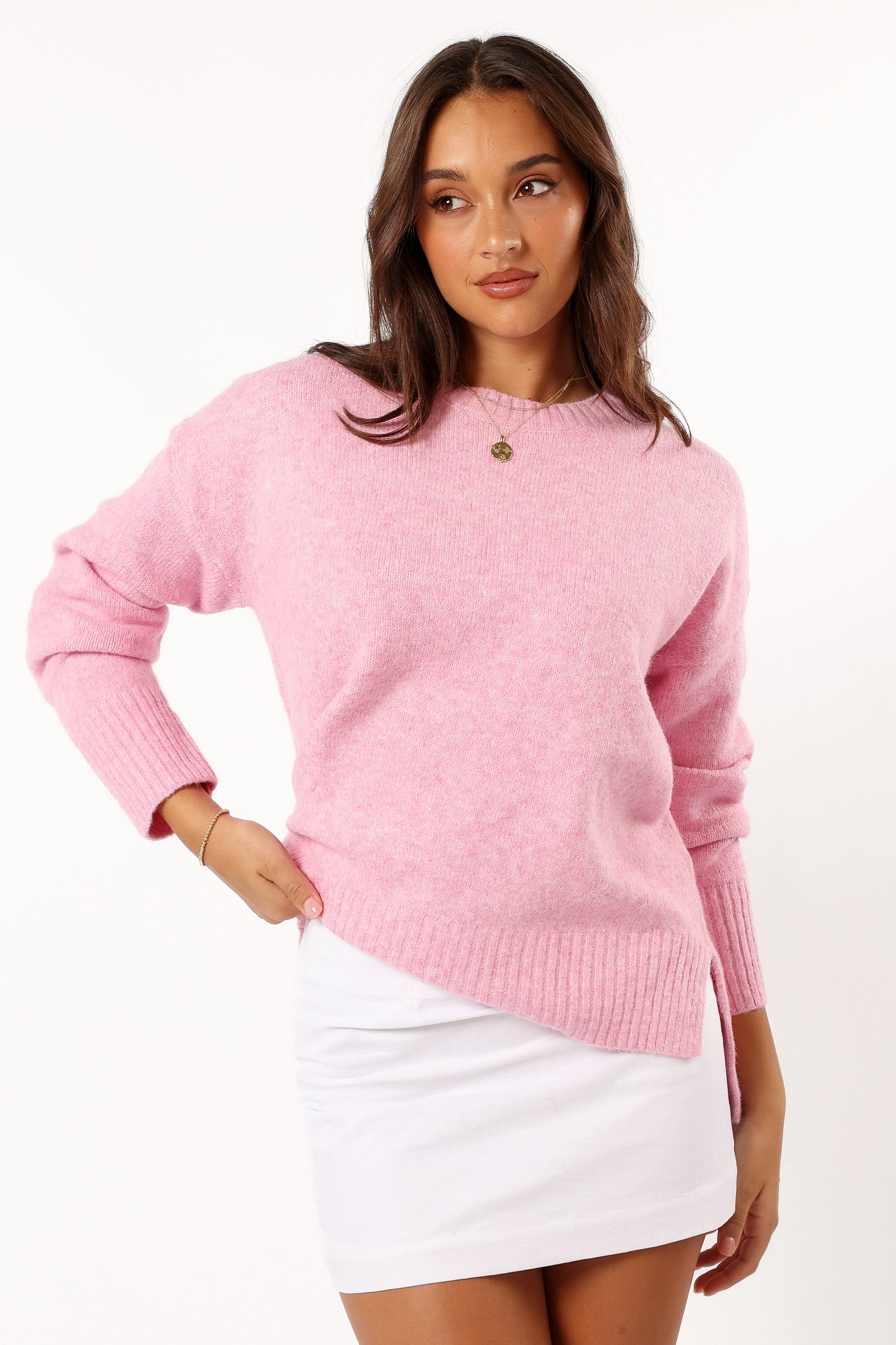 Margaret Knit Sweater - Pink - Image 2
