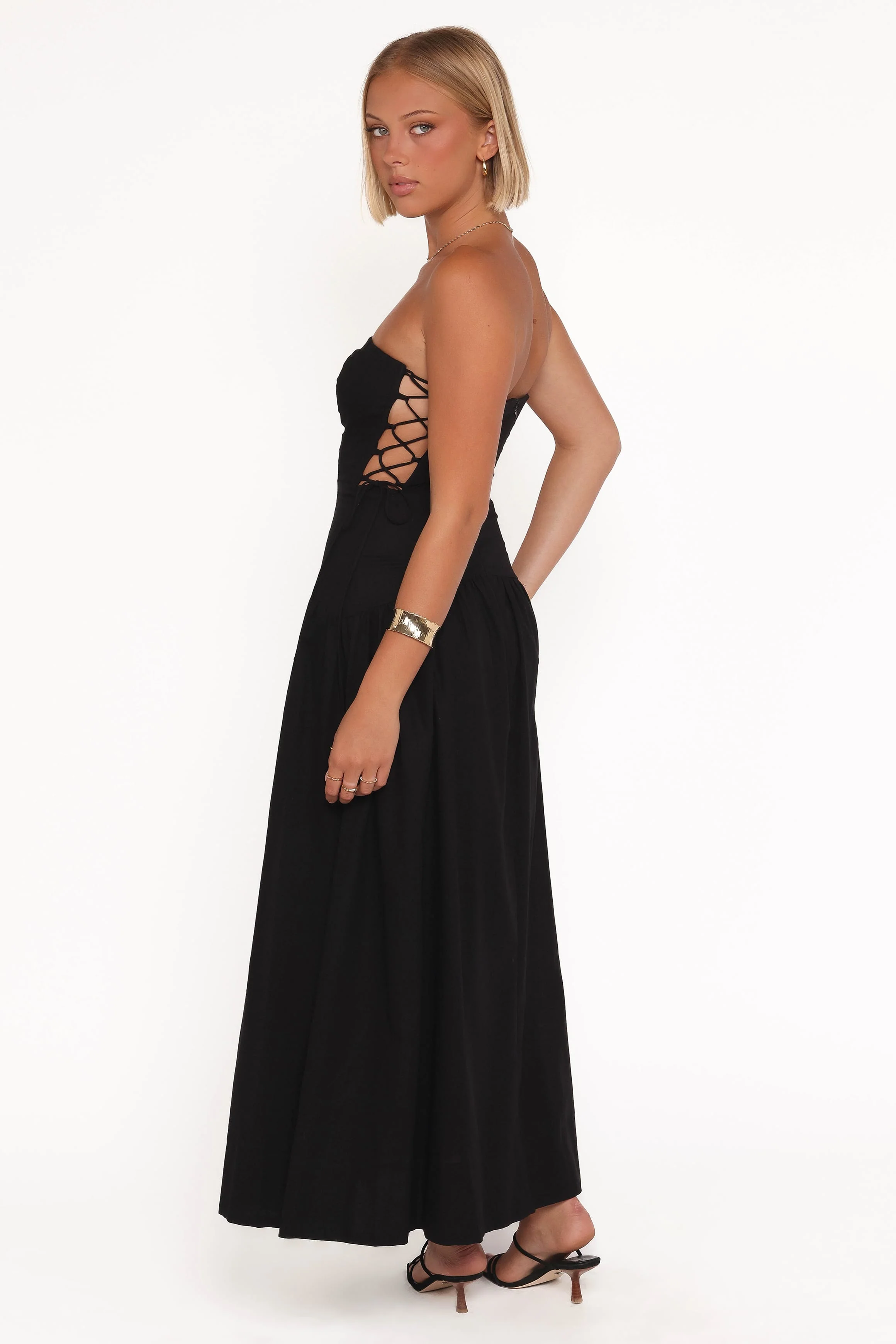 Maude Maxi Dress - Black - Image 4