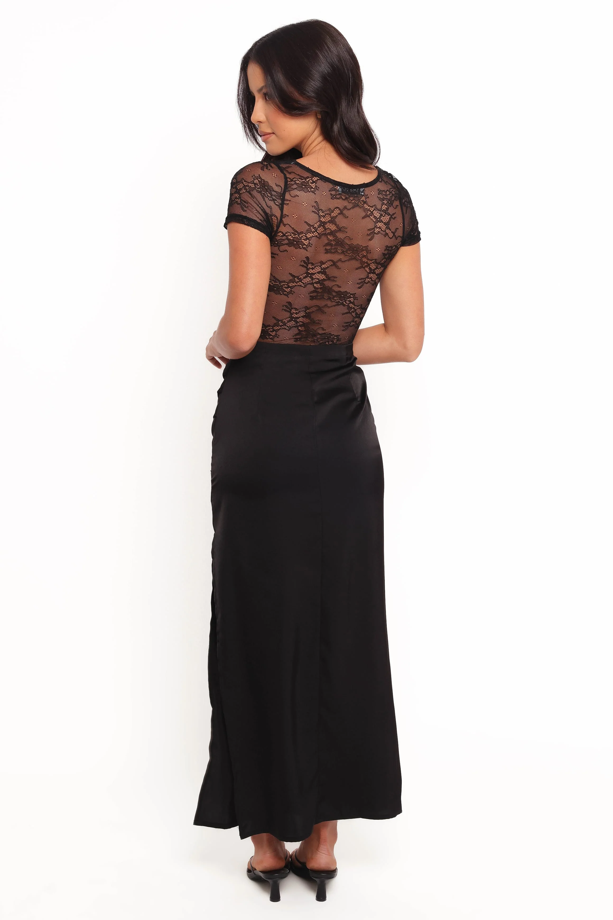 McKayla Midi Dress - Black - Image 4