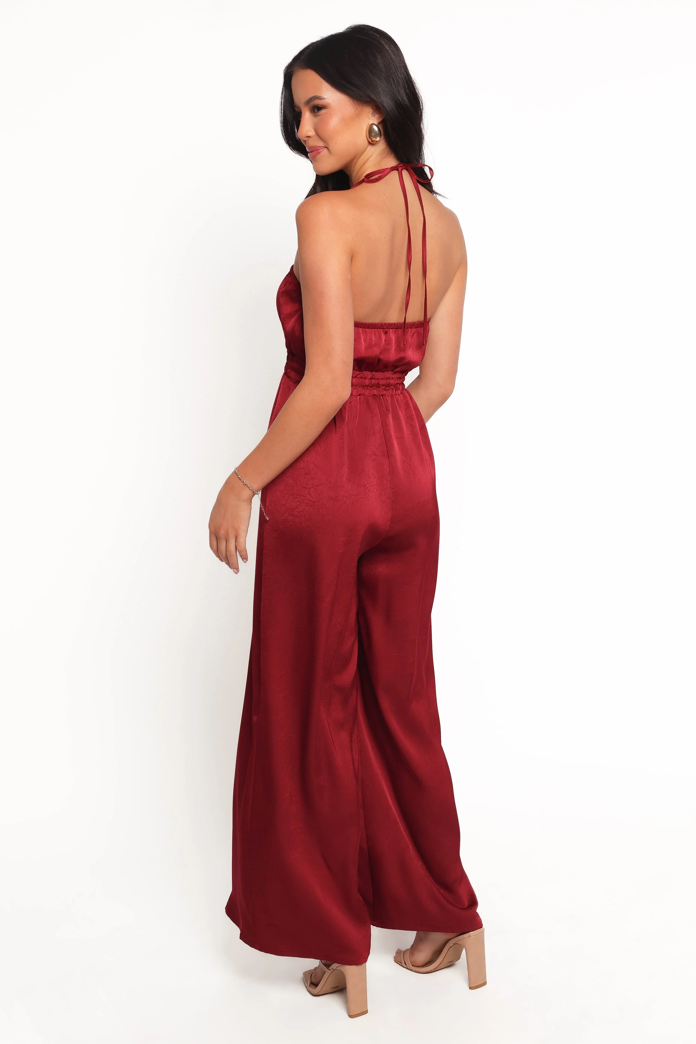 Melanii Jumpsuit - Deep Red - Image 4
