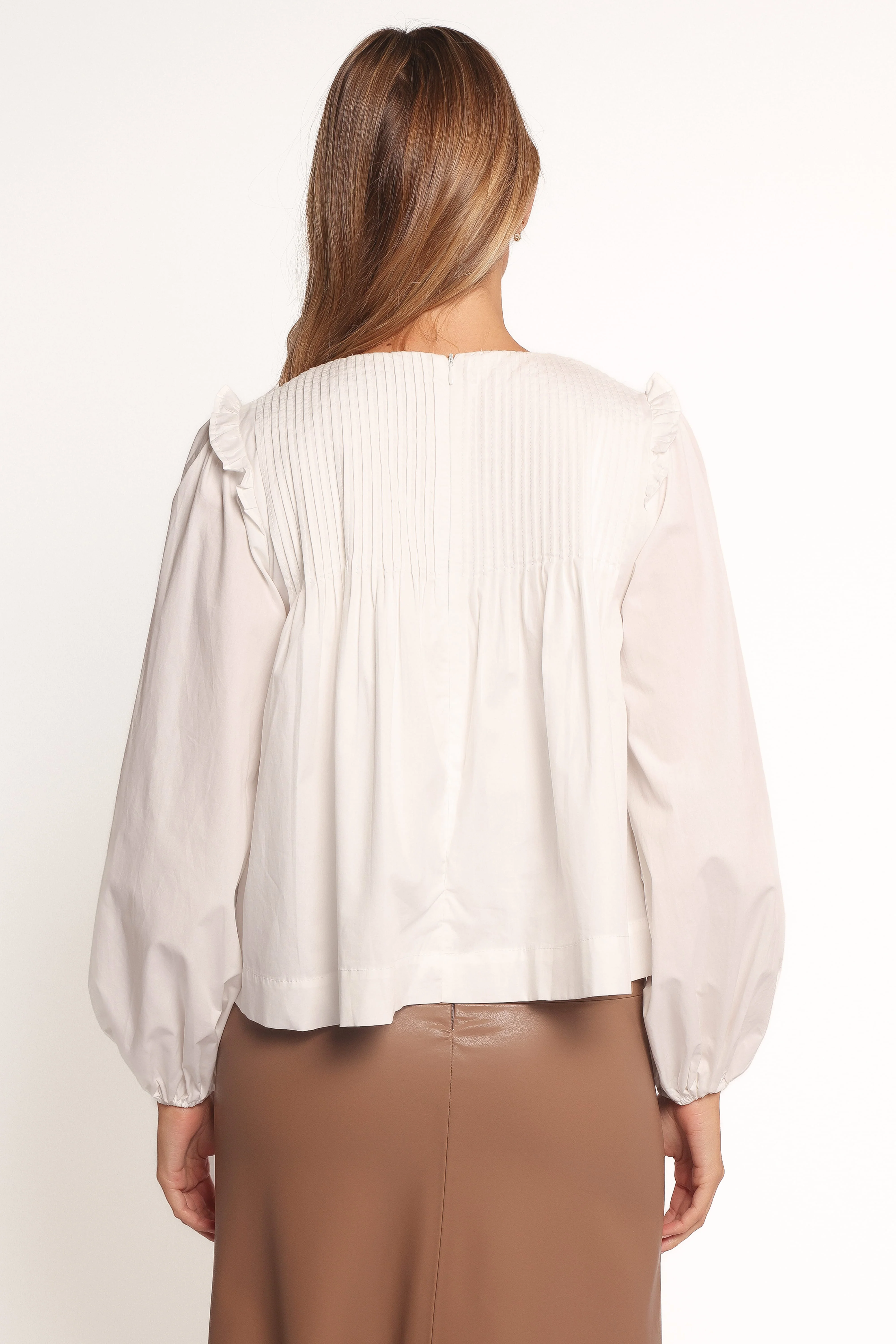 Melba Blouse - White - Image 4