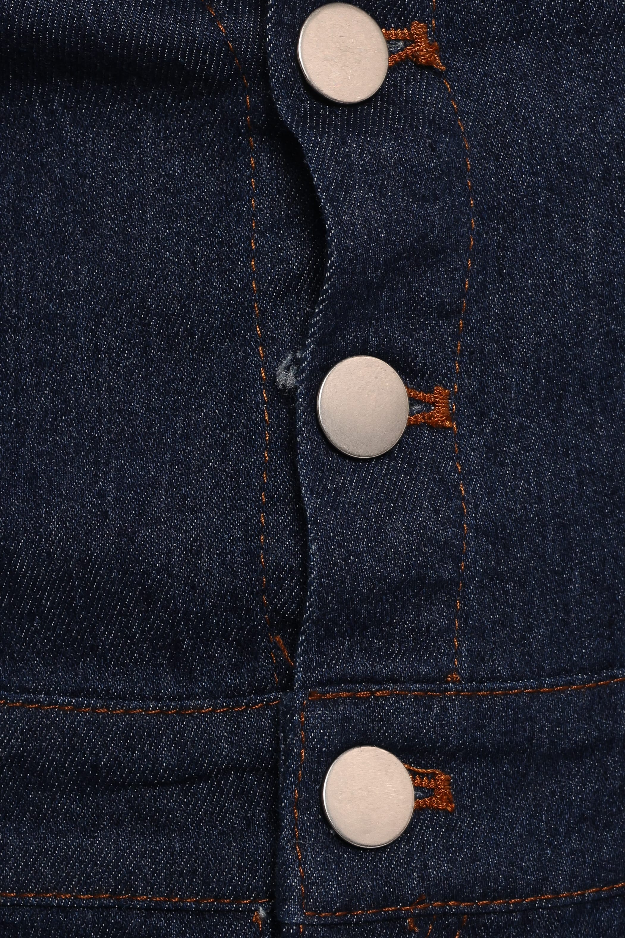Melissa Strapless Dress - Medium Denim - Image 7