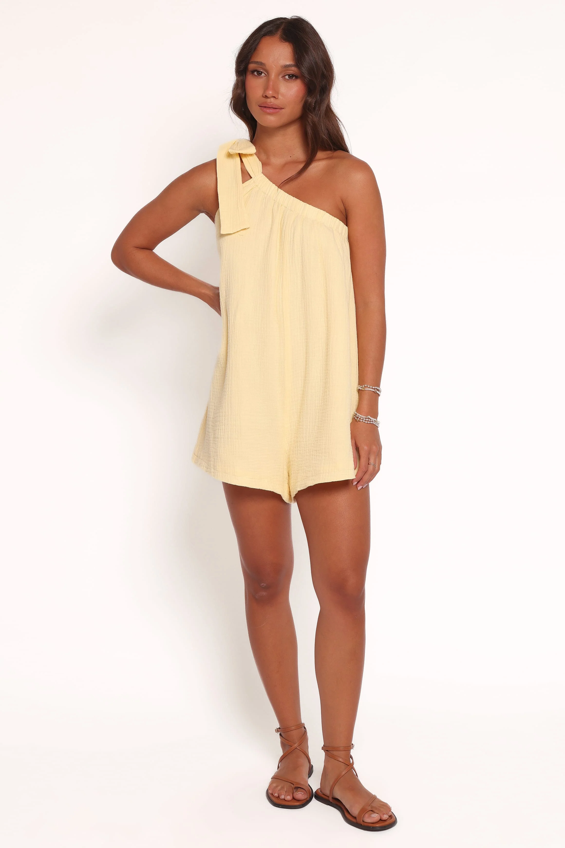 Miffy One Shoulder Playsuit - Yellow - Image 6