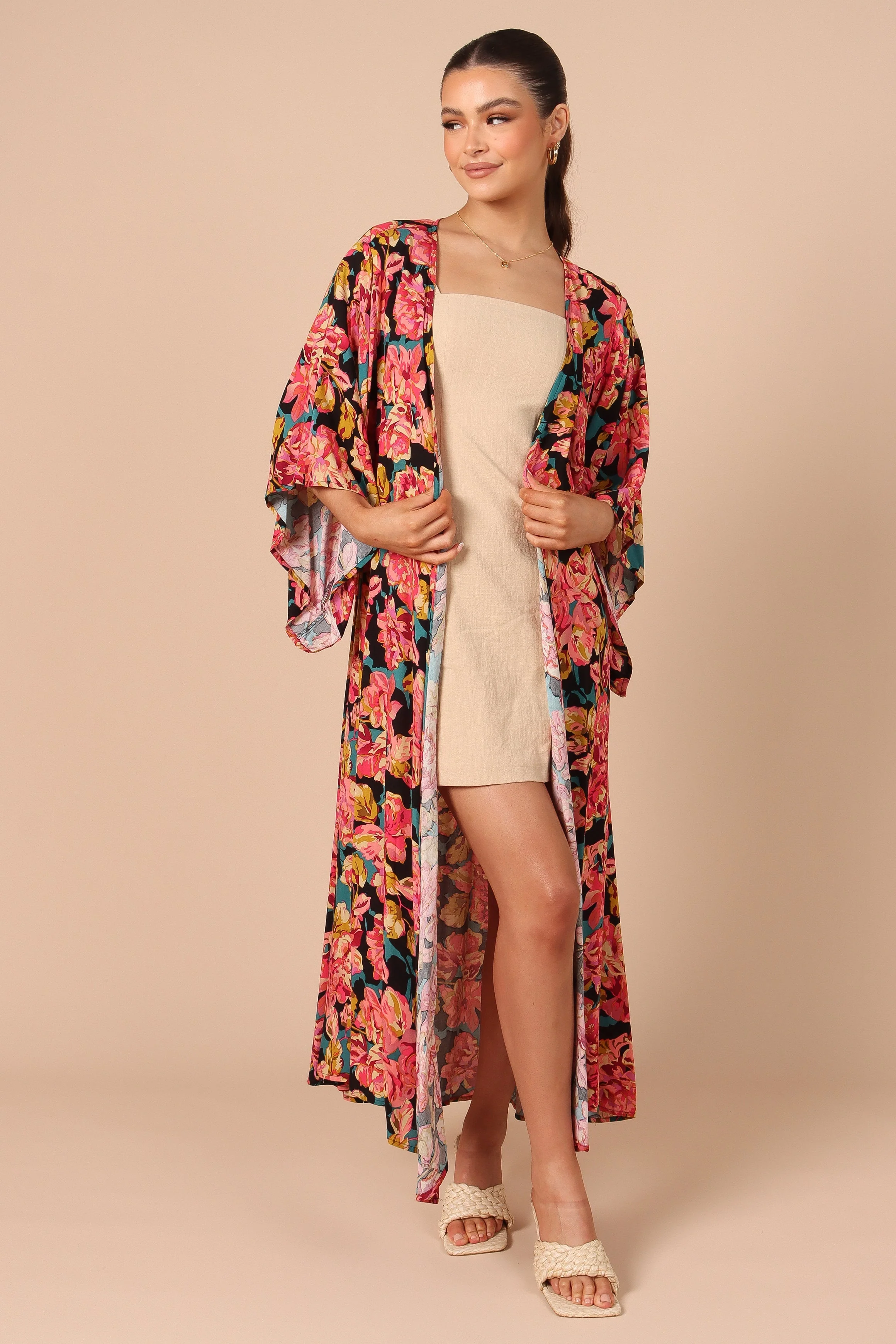 Mishka Kimono - Teal Floral - Image 6
