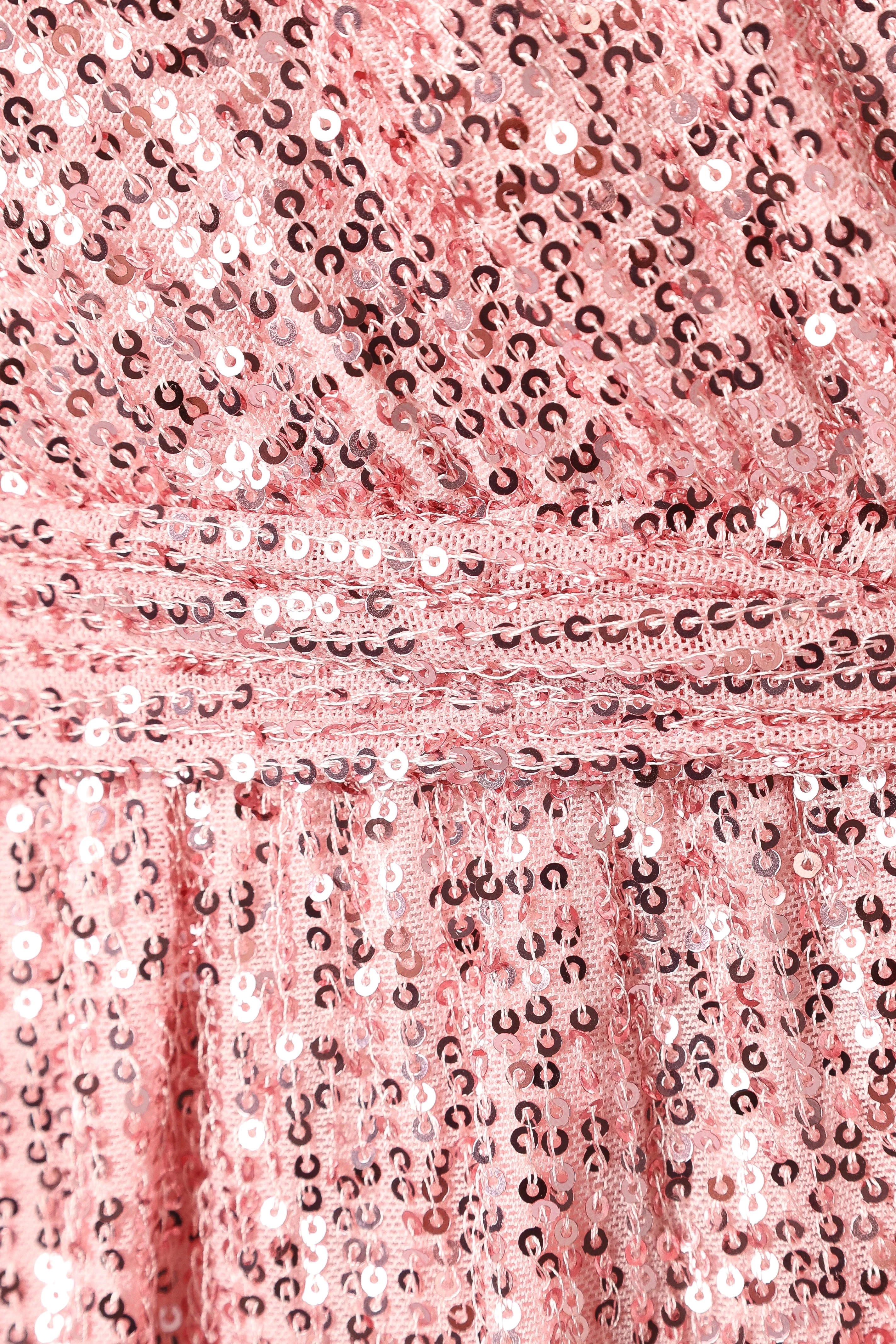 Monica Sequin Romper - Pink - Image 9