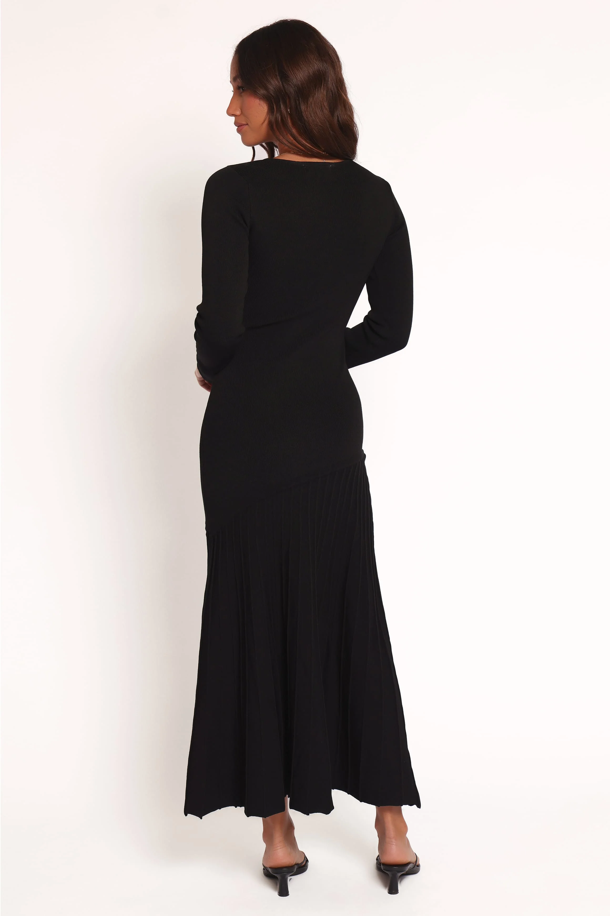 Monty Knit Dress - Black - Image 4