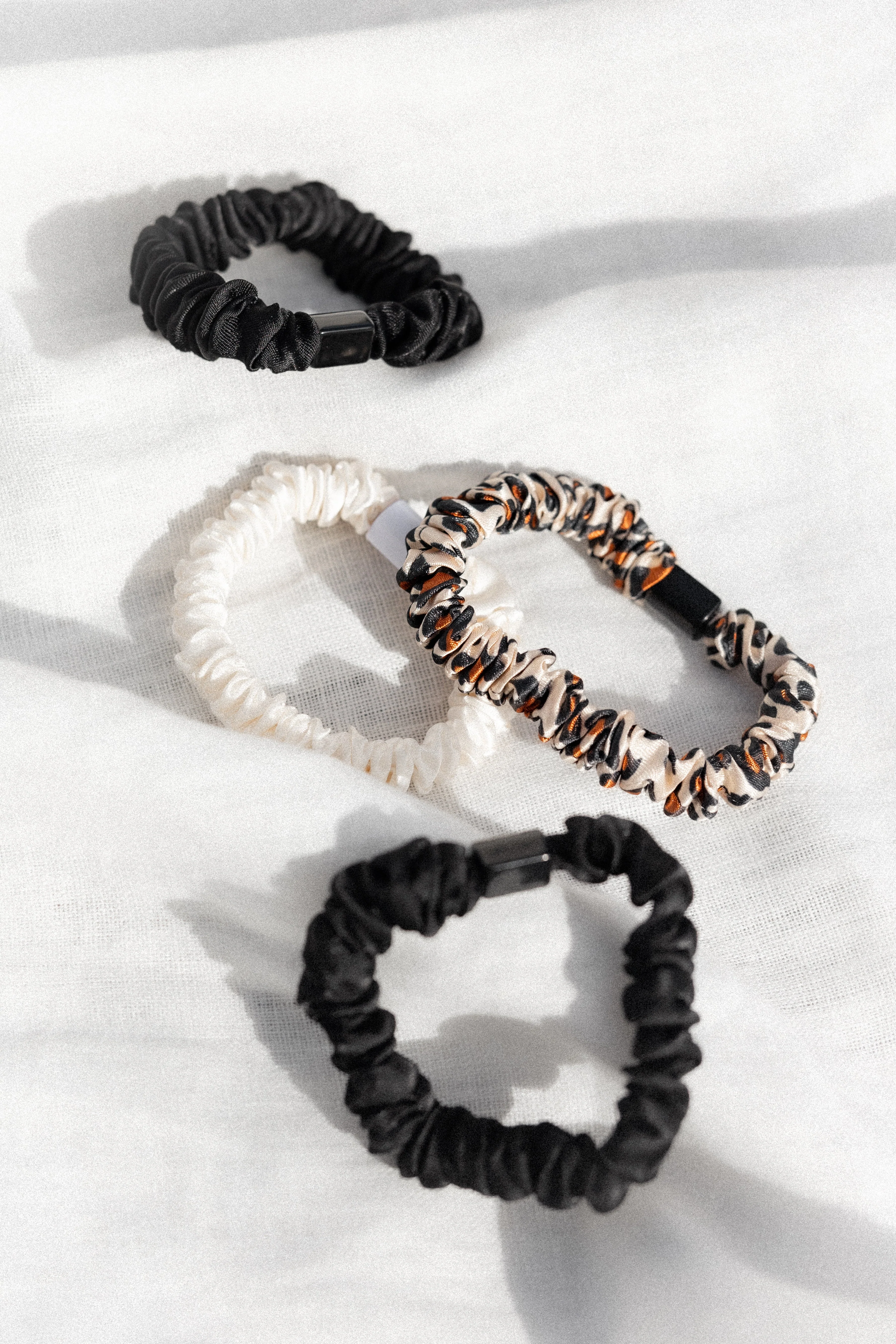 Morgan Hair Tie Set - Black Multi - Image 2