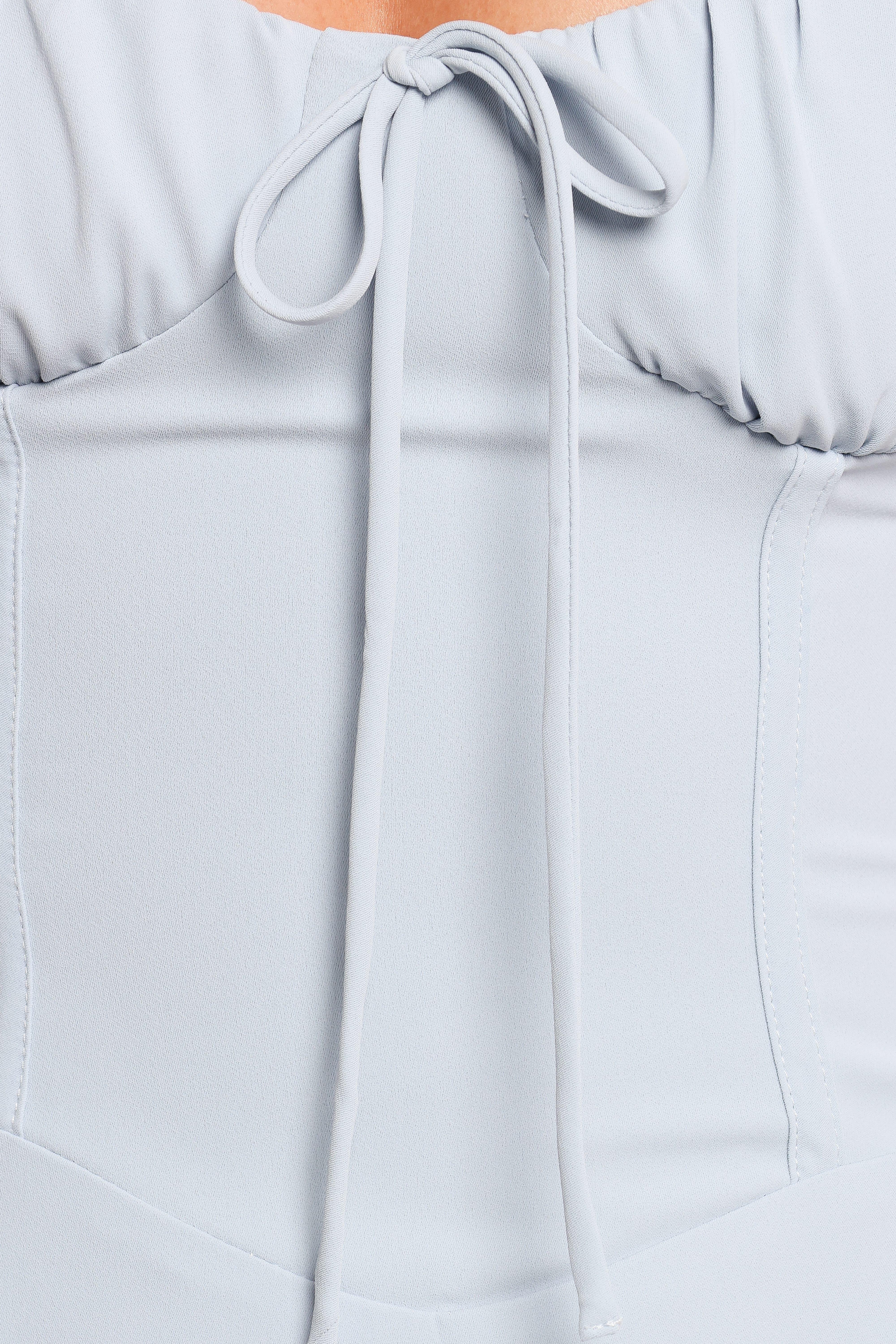 Nadina Midi Dress - Soft Blue - Image 8