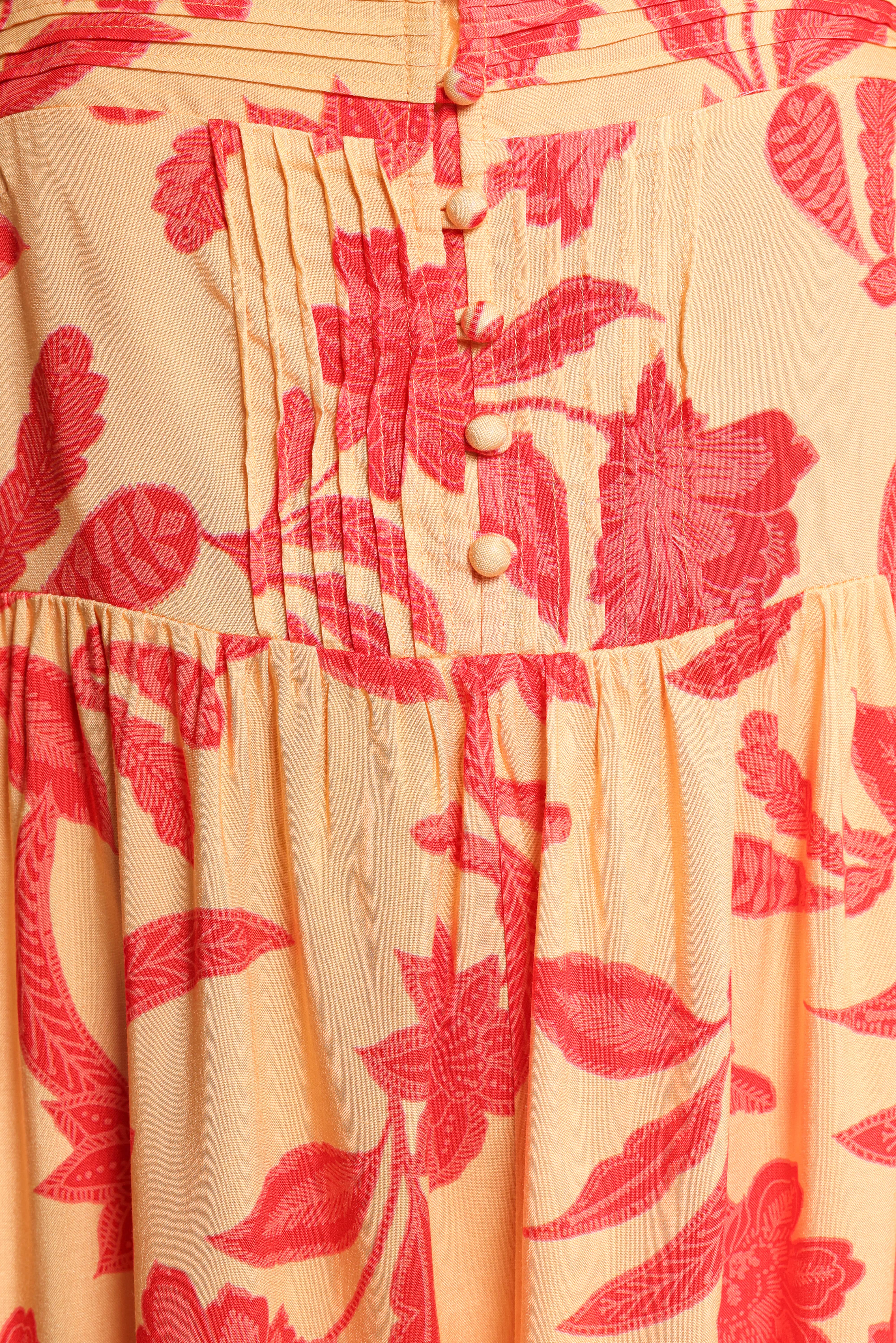 Nani Playsuit - Red Yellow Paisley Floral - Image 7