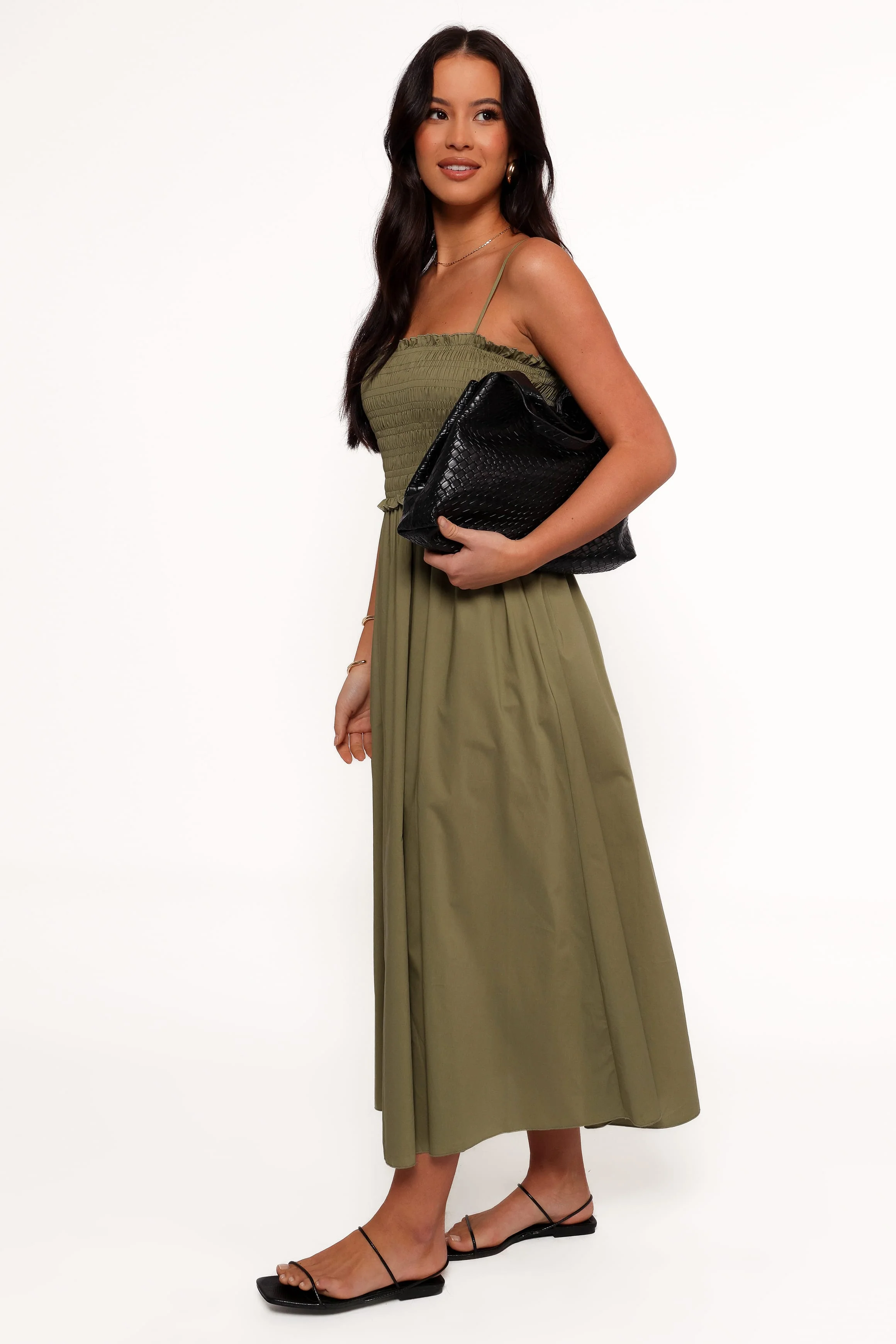 Nigella Maxi Dress - Olive Green - Image 4