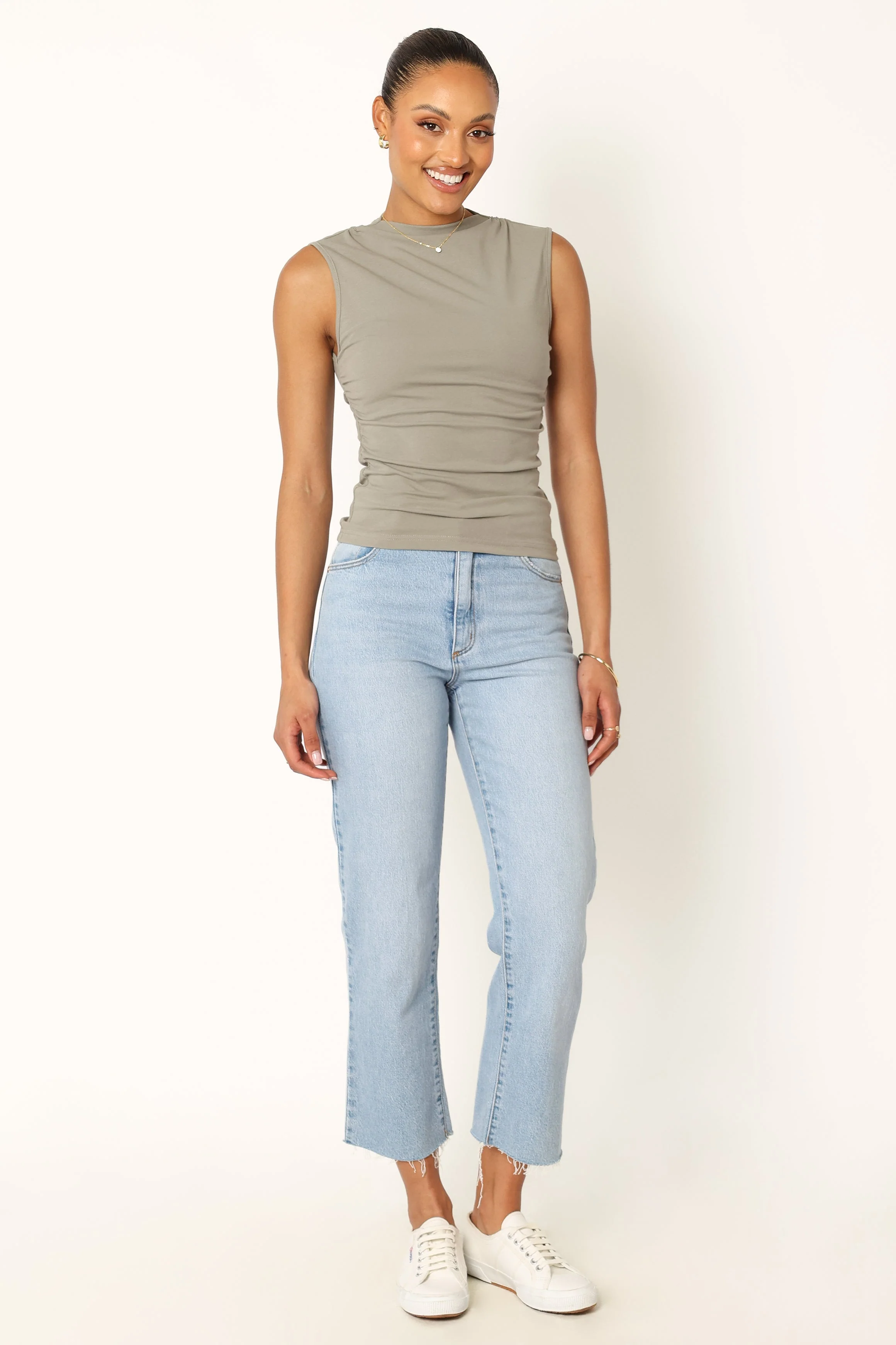 Nissa Top - Olive - Image 8