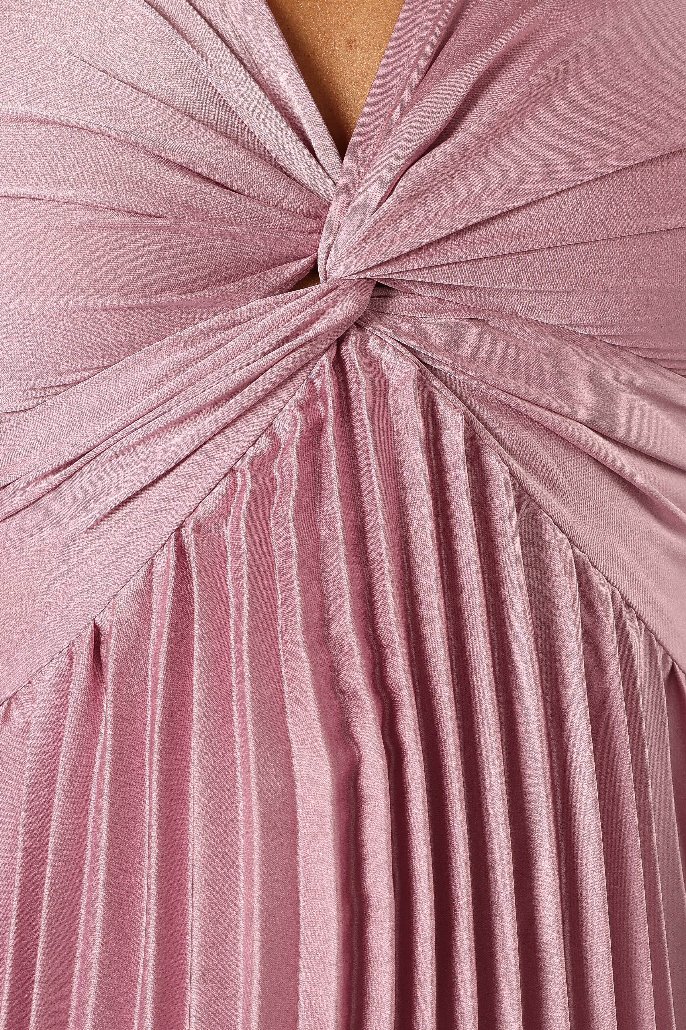 Nova Flutter Sleeve Midi Dress - Dusty Rose - Image 8