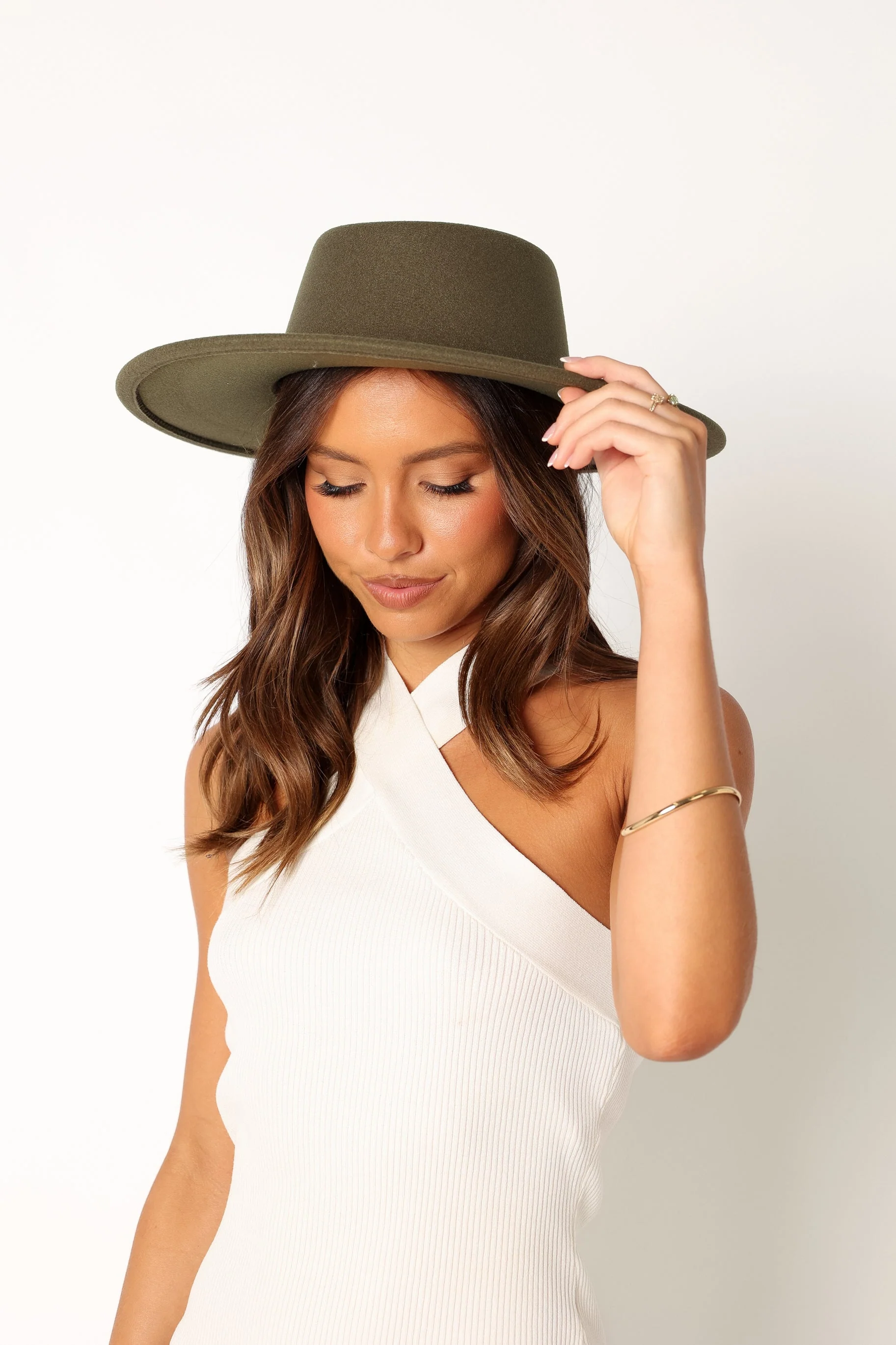Olivia Hat - Olive - Image 3