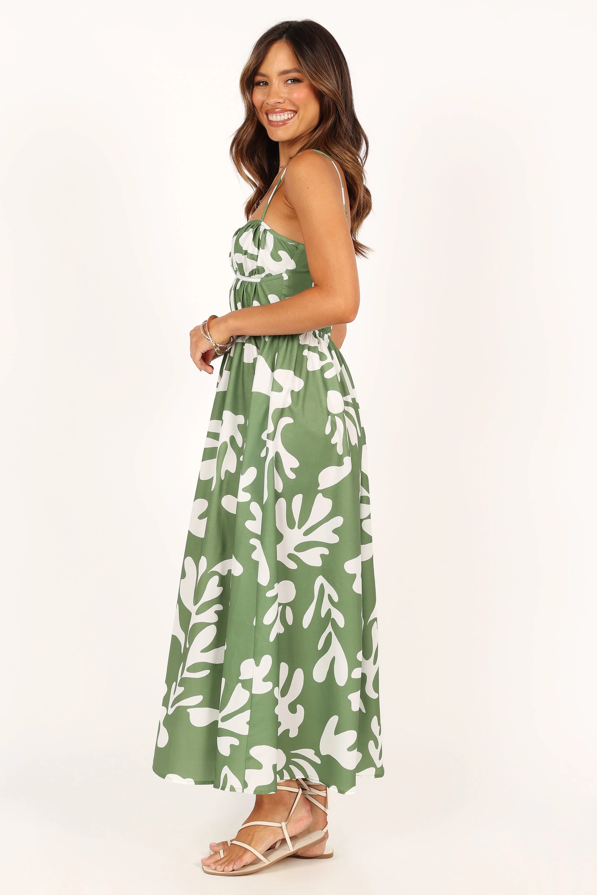 Payton Midi Dress - Khaki - Image 6