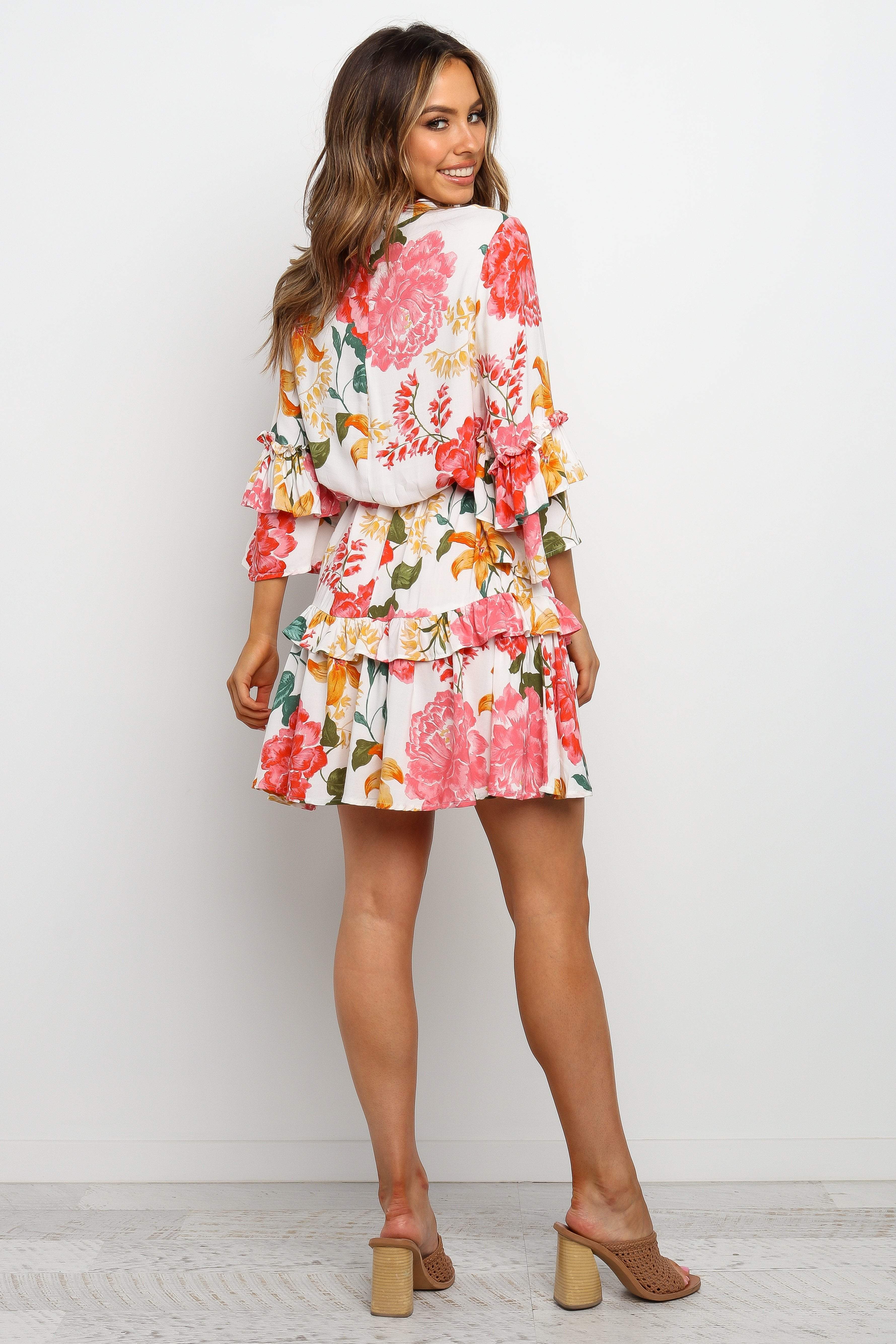 Peta Dress - White - Image 7