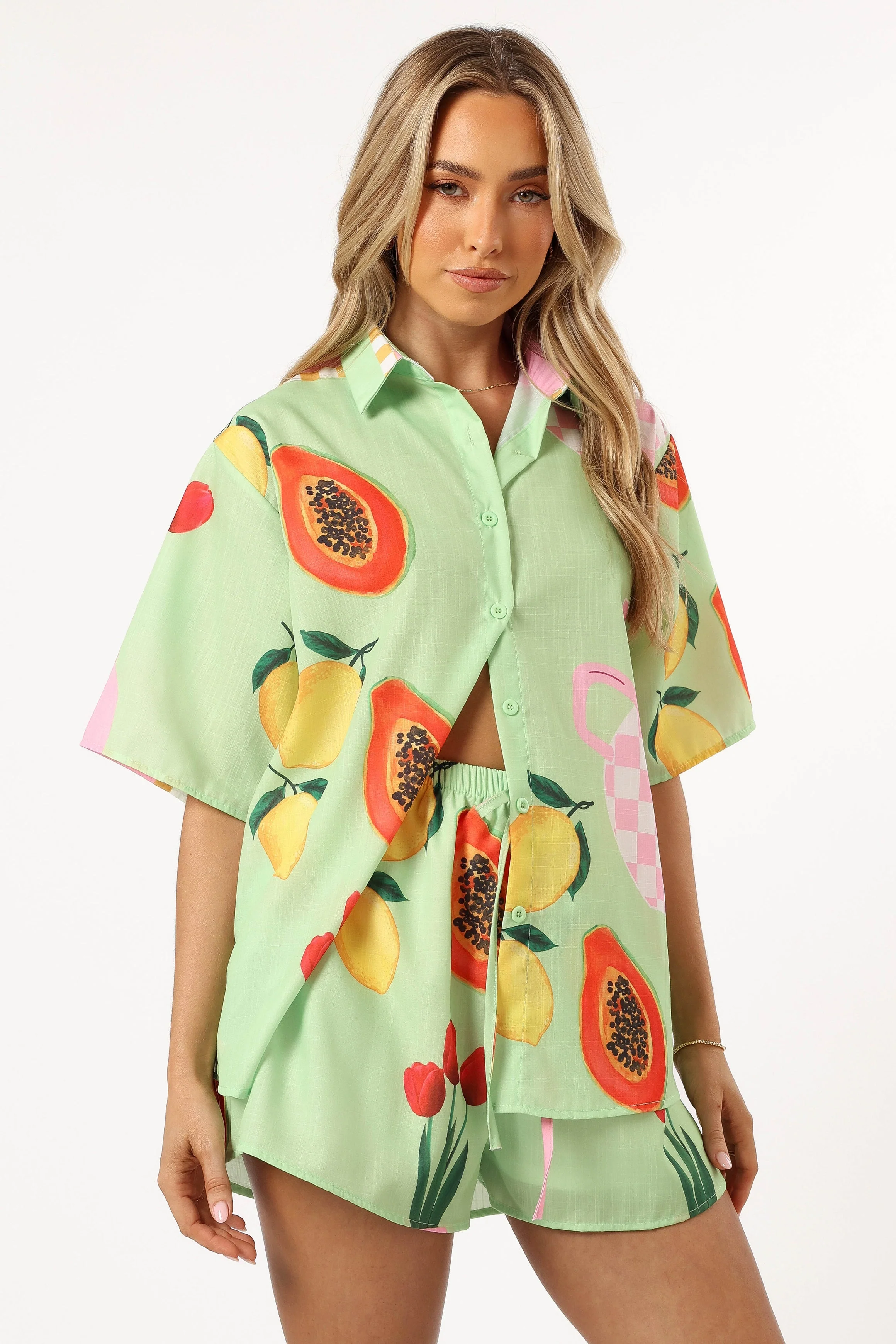 Piccolo Short Set - Green Papaya - Image 8