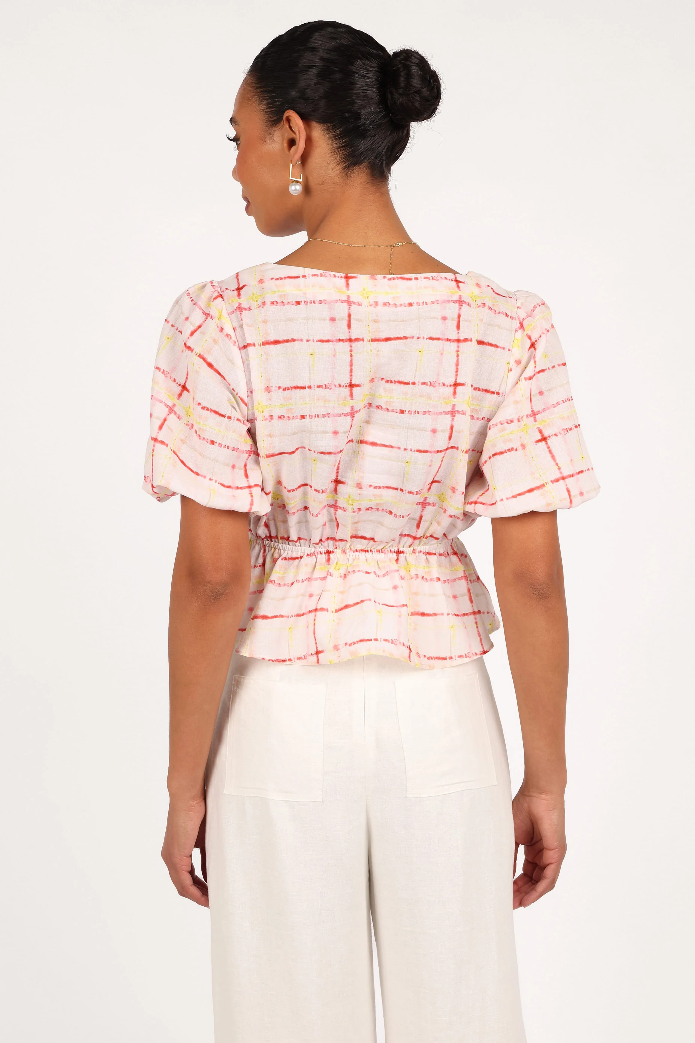 Pippi Top - Sunset Check - Image 6